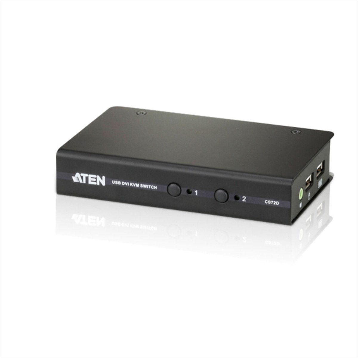 CS72D KVM Switch DVI, USB, Audio, 2 Ports Computer-Adapter