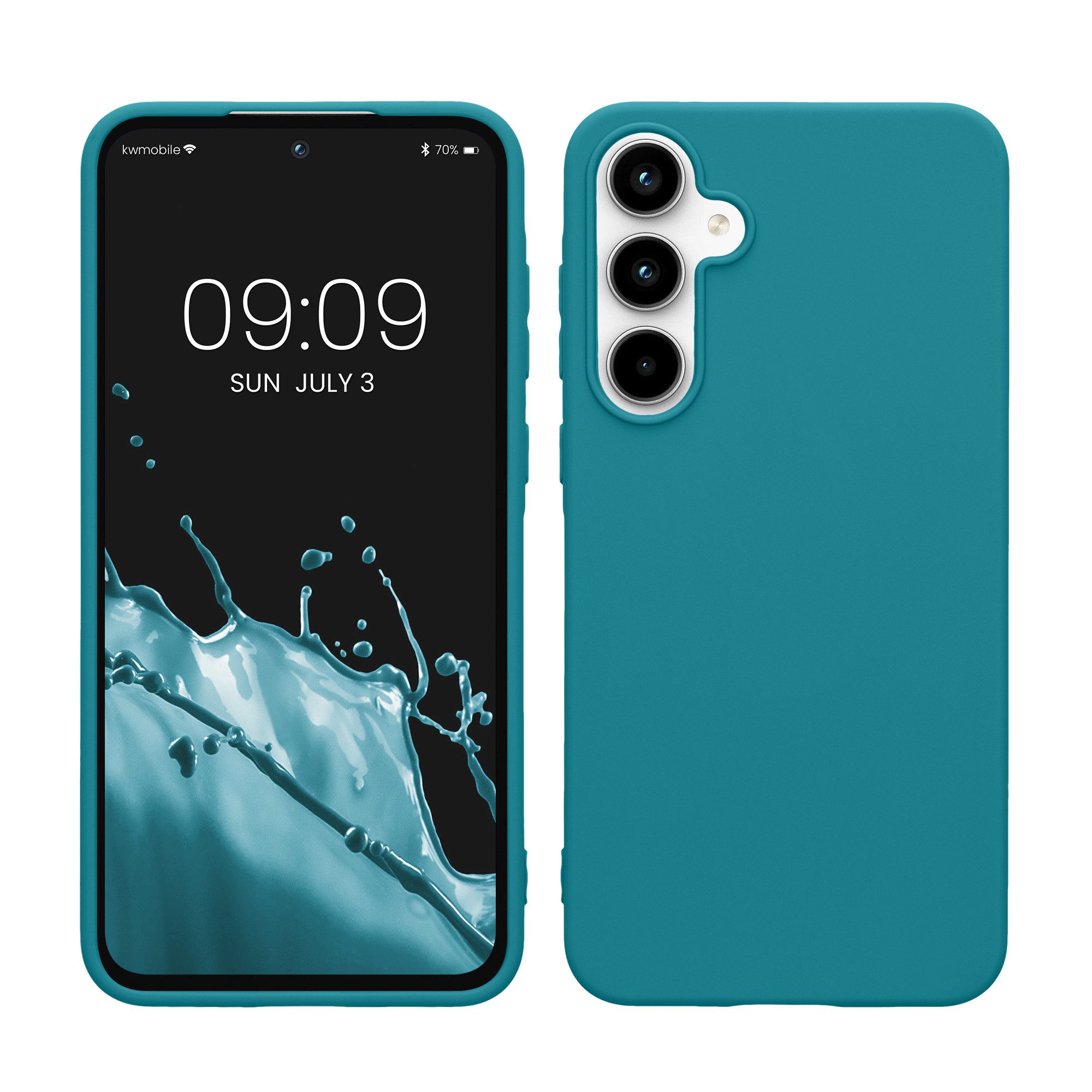 kwmobile Handyhülle Hülle für Samsung Galaxy A55 5G, Hülle Silikon - Soft Handyhülle - Handy Case Cover