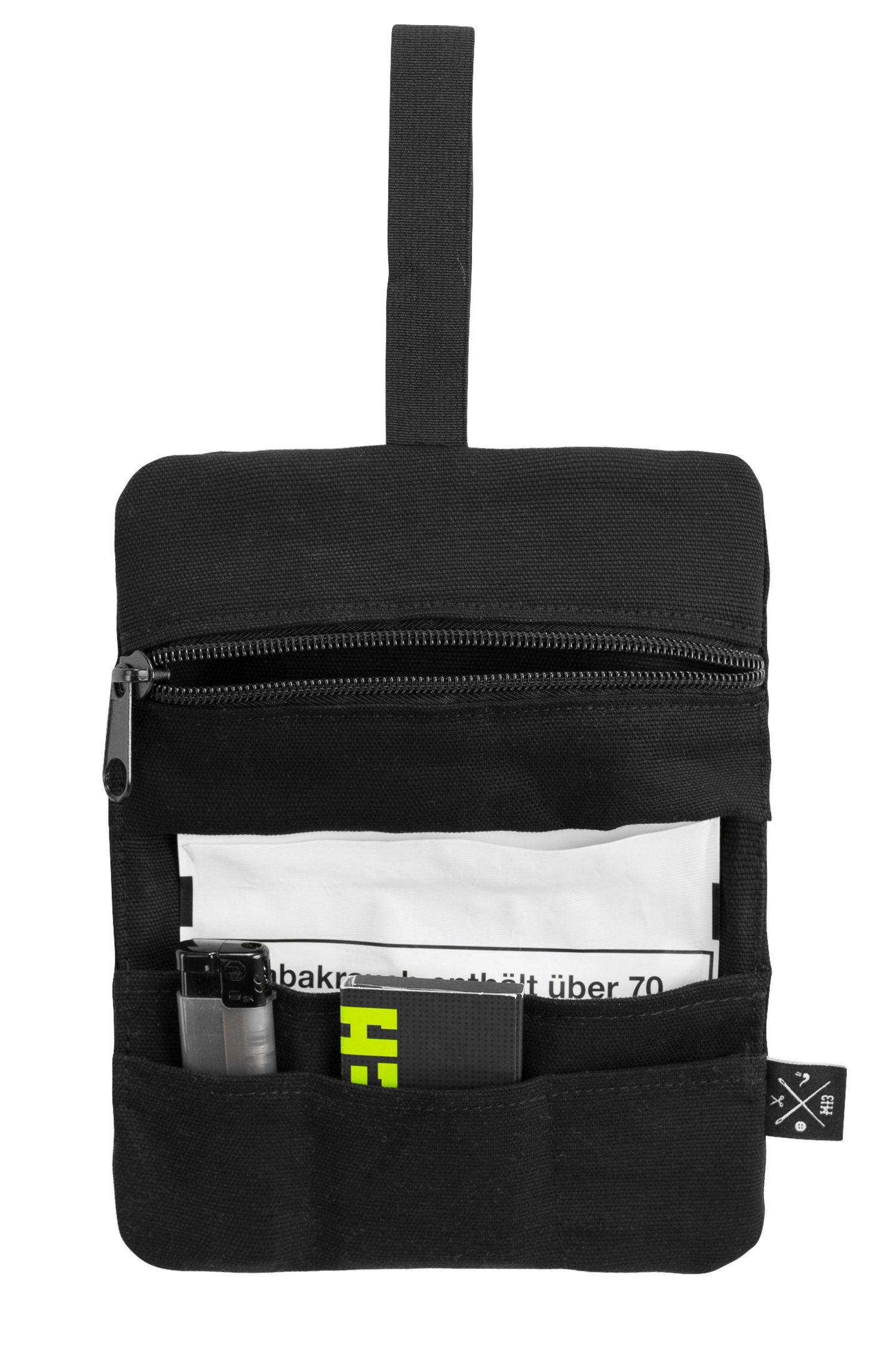 Manufaktur13 Aufbewahrungstasche Cotton Tobacco Bag - Tabaktasche/ Tabakbeutel aus 100% Baumwolle, Vegan