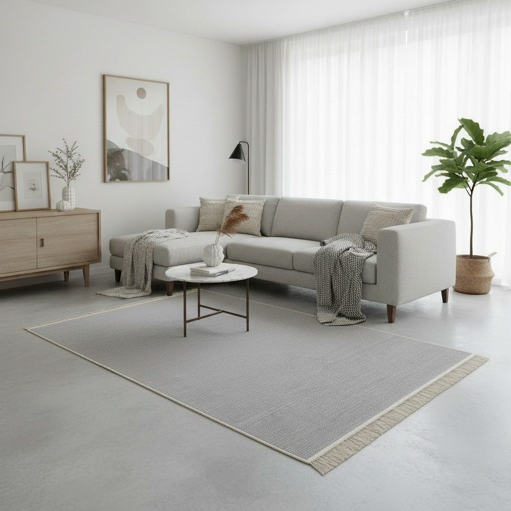 Jimri Teppich Kelim Teppich Wohnzimmer Schlafzimmer Küche, Badezimmer Läufer Flur, Rechteckig, Wendeteppich – Bild 5 von 5