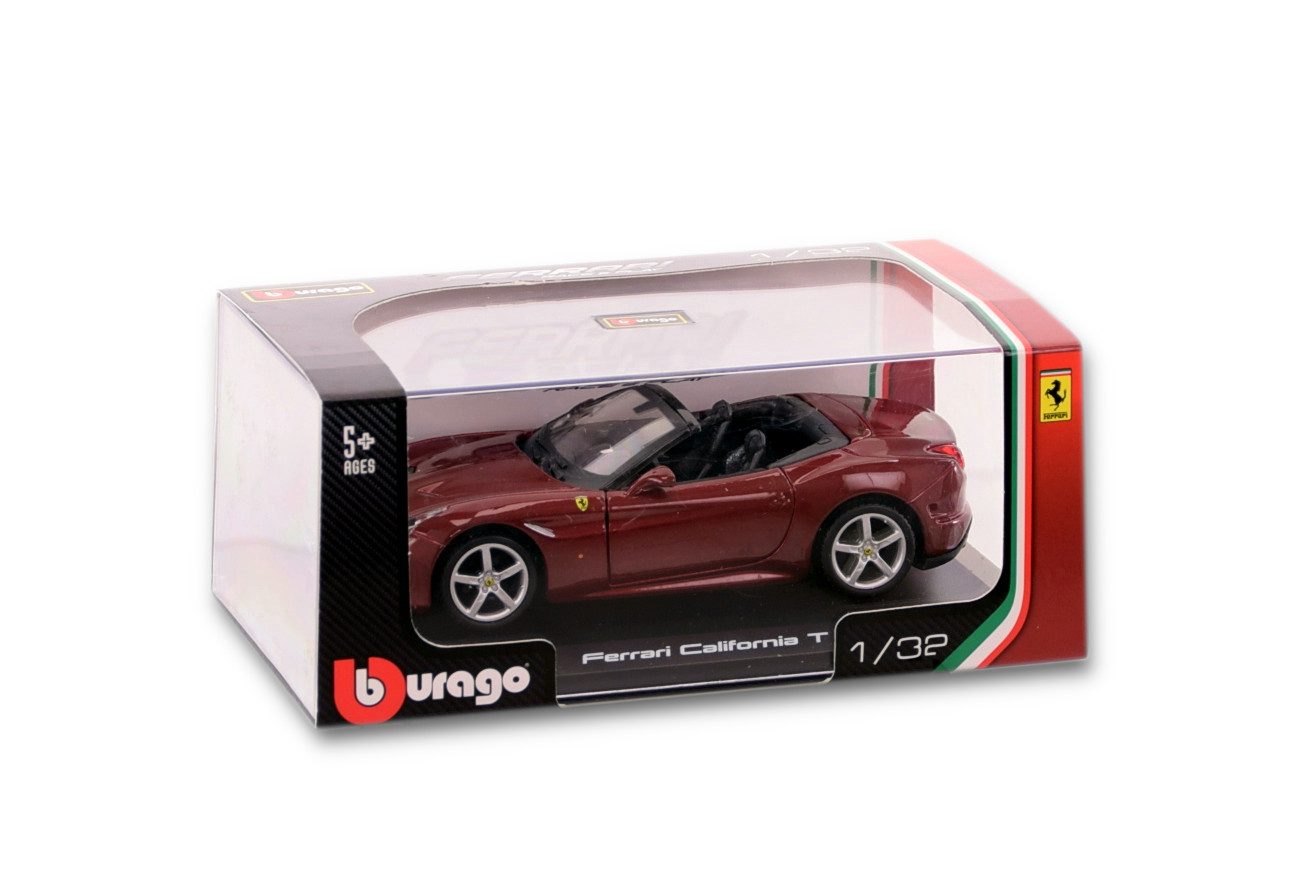 Bburago Modellauto Ferrari California T, Maßstab 1:32, detailliertes Modell