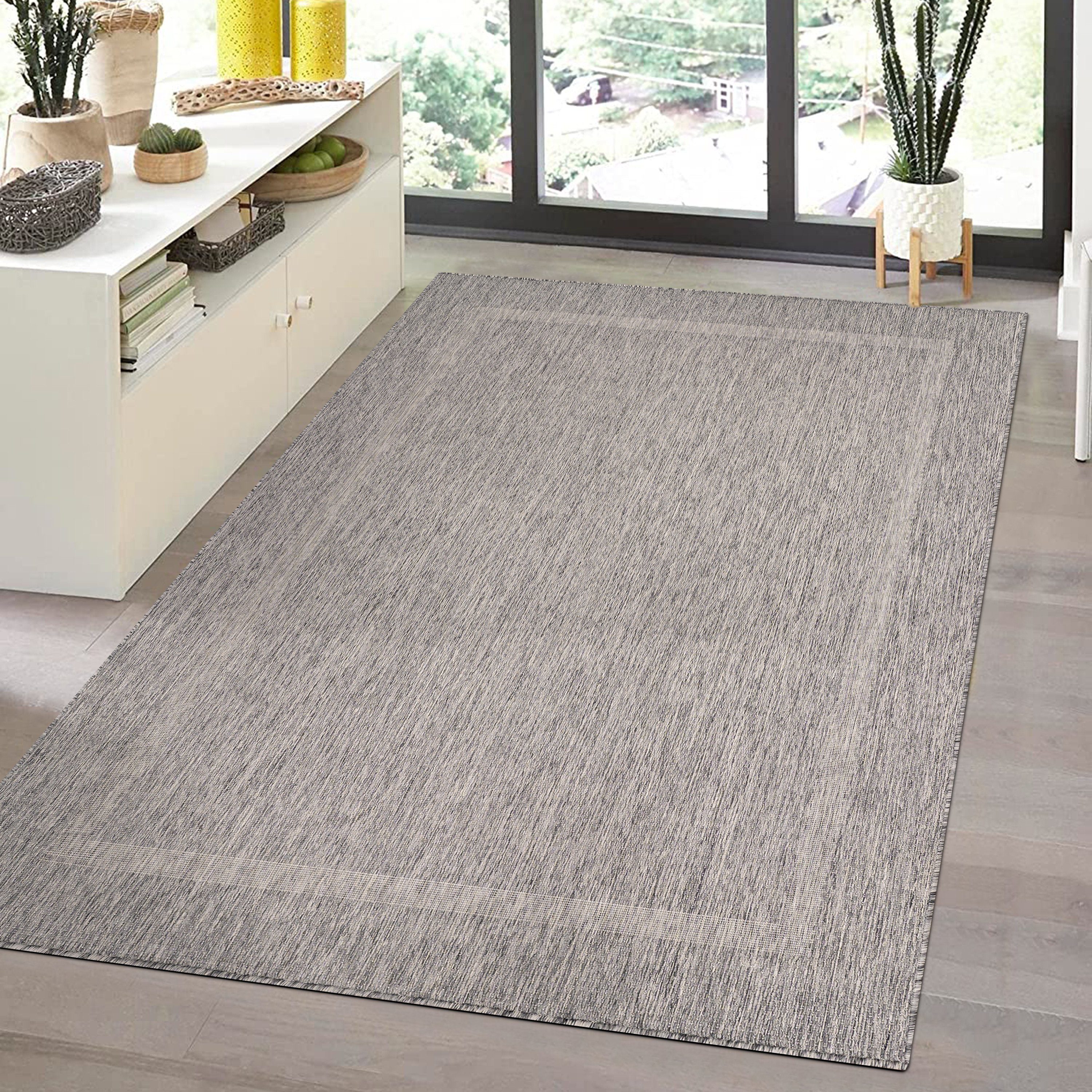 4311, Höhe: In- und geeignet GREY mm, / Outdoor / Teppiche, RELAX Strapazierfähig Outdoorteppich rechteckig, 5 Pflegeleicht Ayyildiz