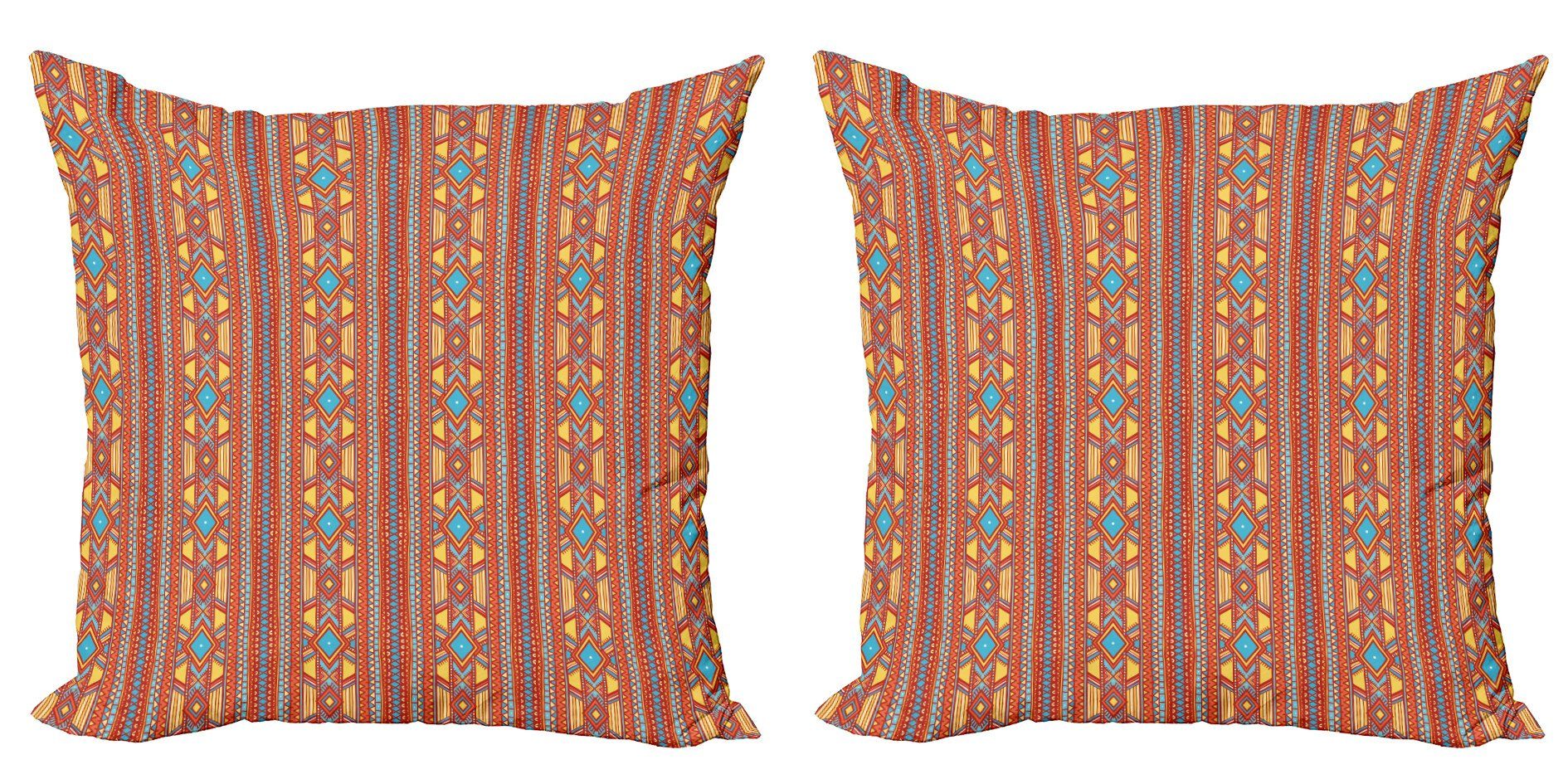 Digitaldruck, (2 Ureinwohner Stück), Doppelseitiger Kissenbezüge Ethnischer Amerikanischer Modern Zier Rhombuses Accent Abakuhaus