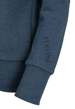 Elkline Sweatshirt Love It breites Bündchen