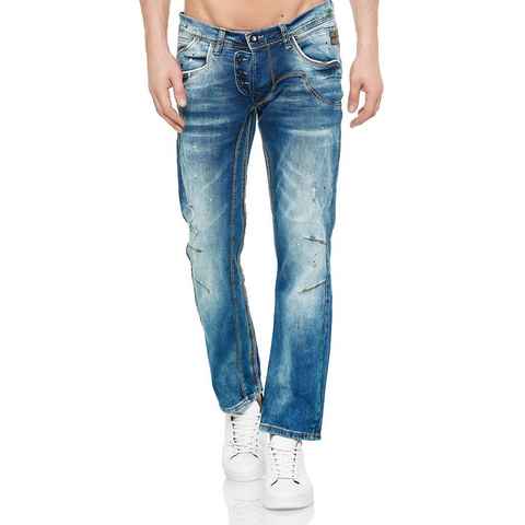 Rusty Neal Bequeme Jeans im Regular Fit-Schnitt