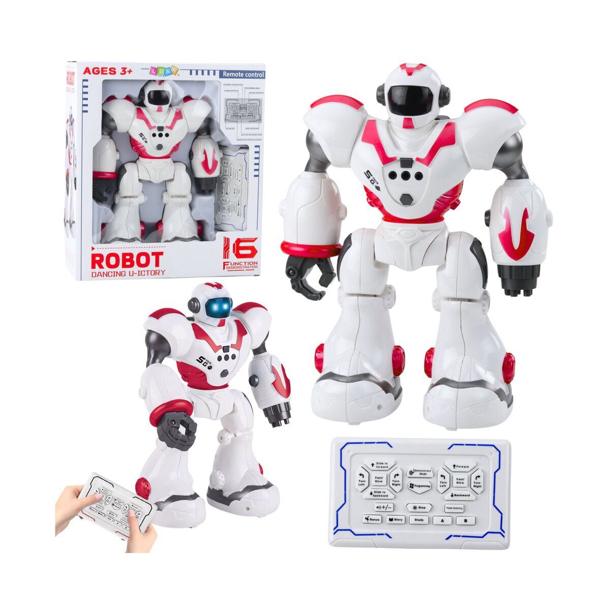 Wisam RC-Auto Interaktiver ferngesteuerter RC-Roboter mit 16 Funktionen