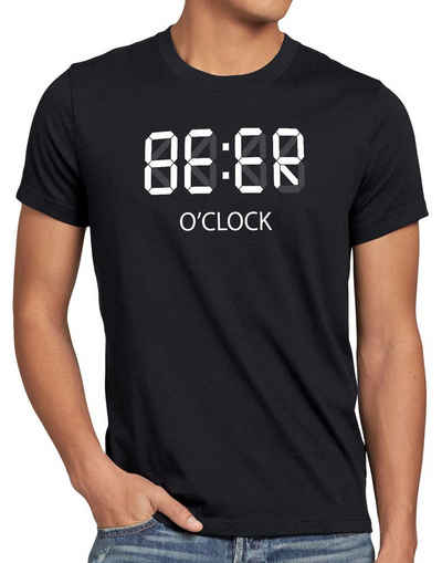 style3 Print-Shirt Herren T-Shirt BEER o'clock jga mallorca saufen papa