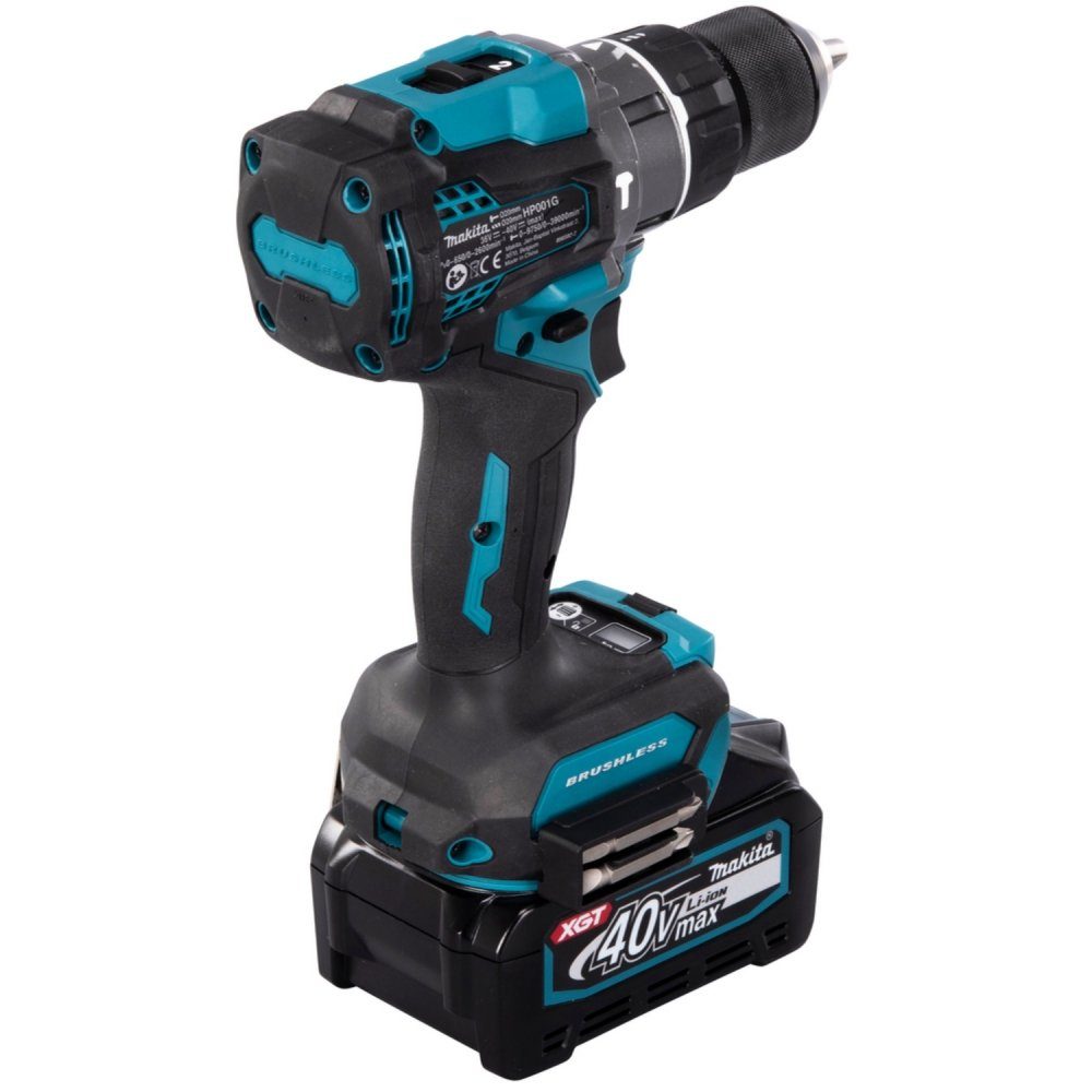 Makita Akku-Schlagbohrschrauber Akku-Schlagbohrschrauber HP001GM201 blau/schwarz XGT - 