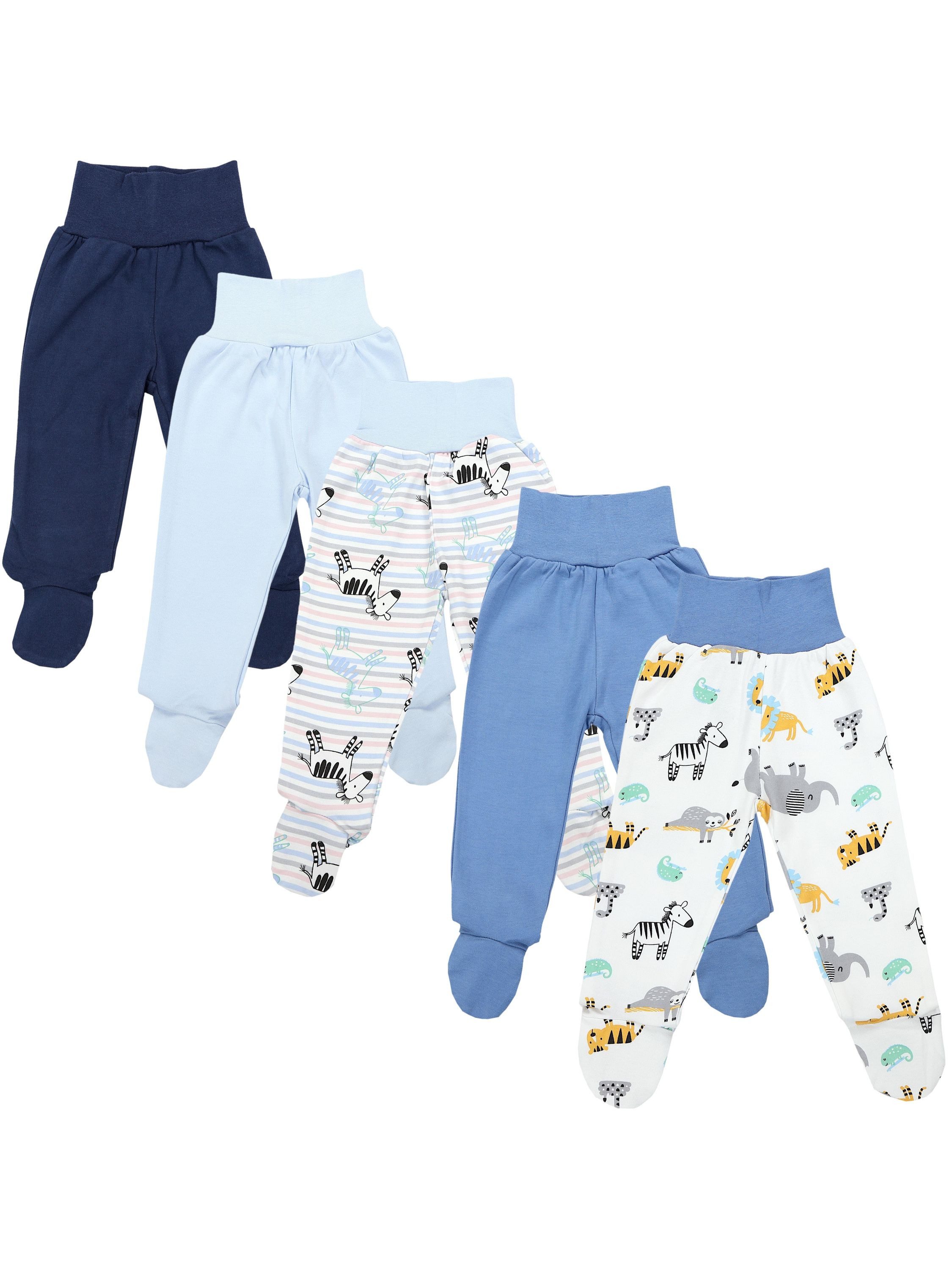 TupTam Schlupfhose TupTam Baby Unisex Hose mit Fuß 5er Pack