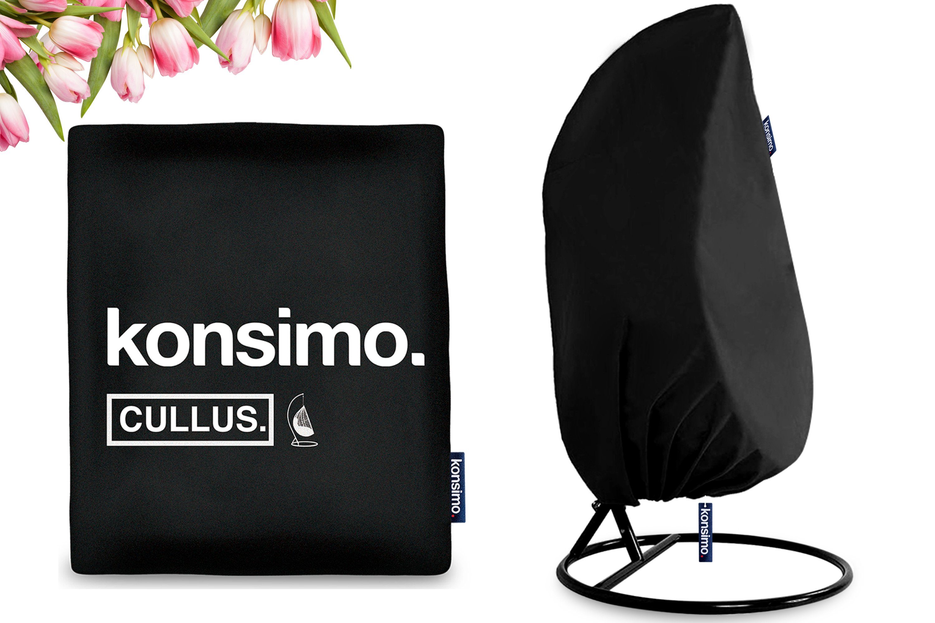 KONSIMO® Gartenmöbel-Schutzhülle CULLUS Hängesesselbezug