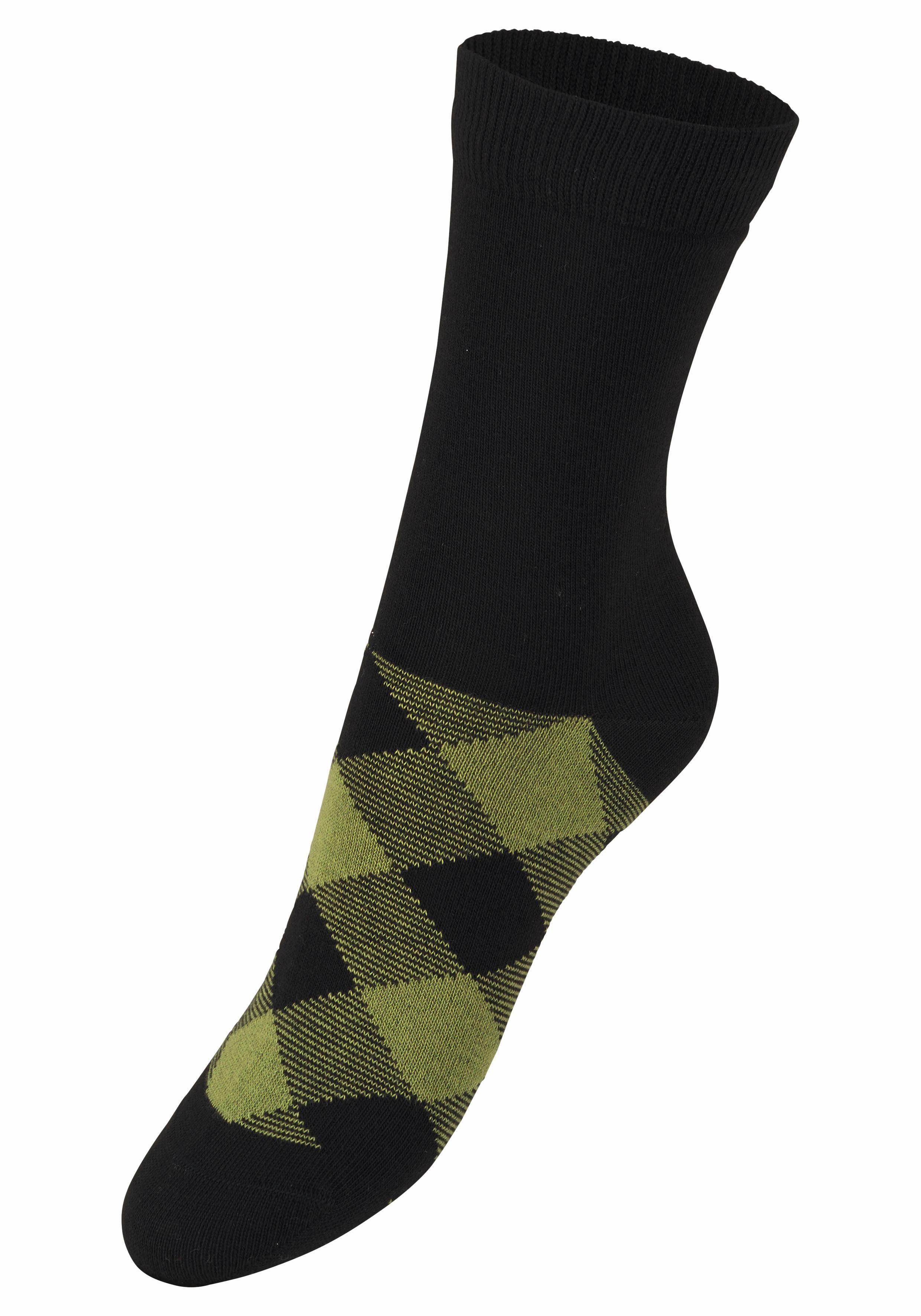 Rhombenmuster H.I.S Socken in angesagtem (7-Paar)