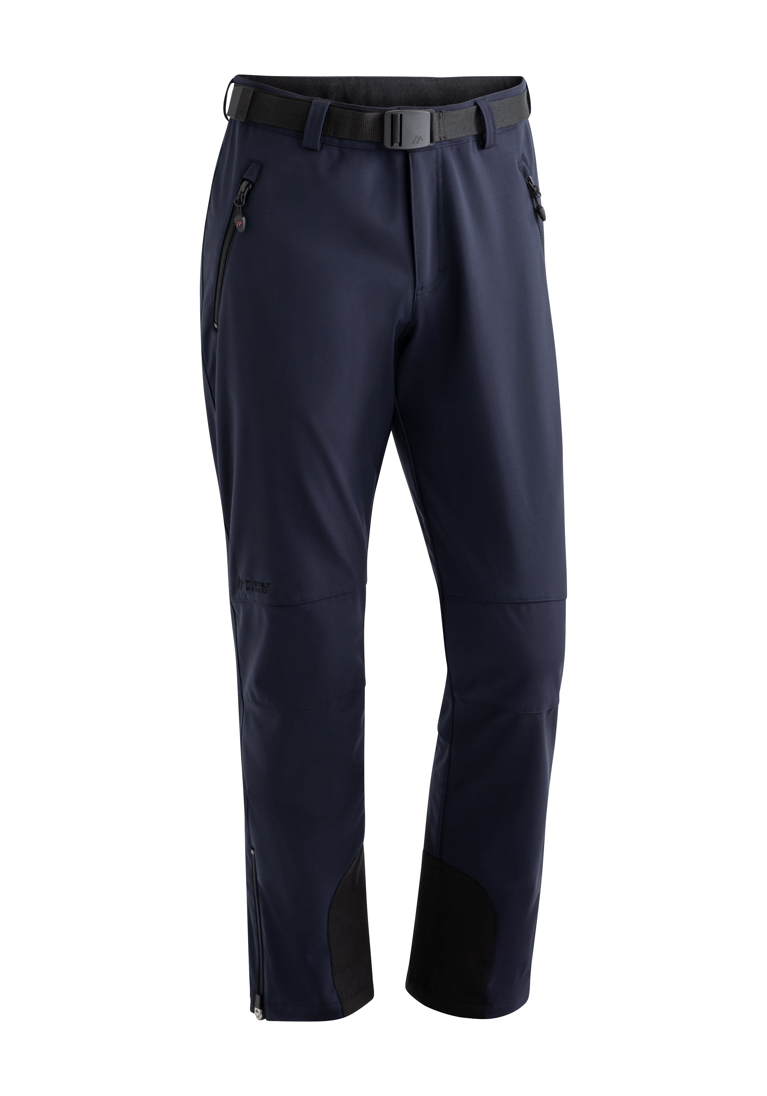 Maier Sports Funktionshose Tech Pants M Warme Softshellhose, winddicht, elastisch dunkelblau | Outdoorhosen