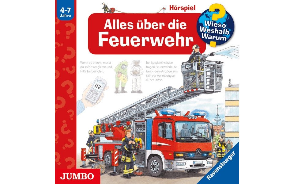Jumbo Hörspiel-CD Wieso?Weshalb?Warum? - Alles über die Feuerwehr