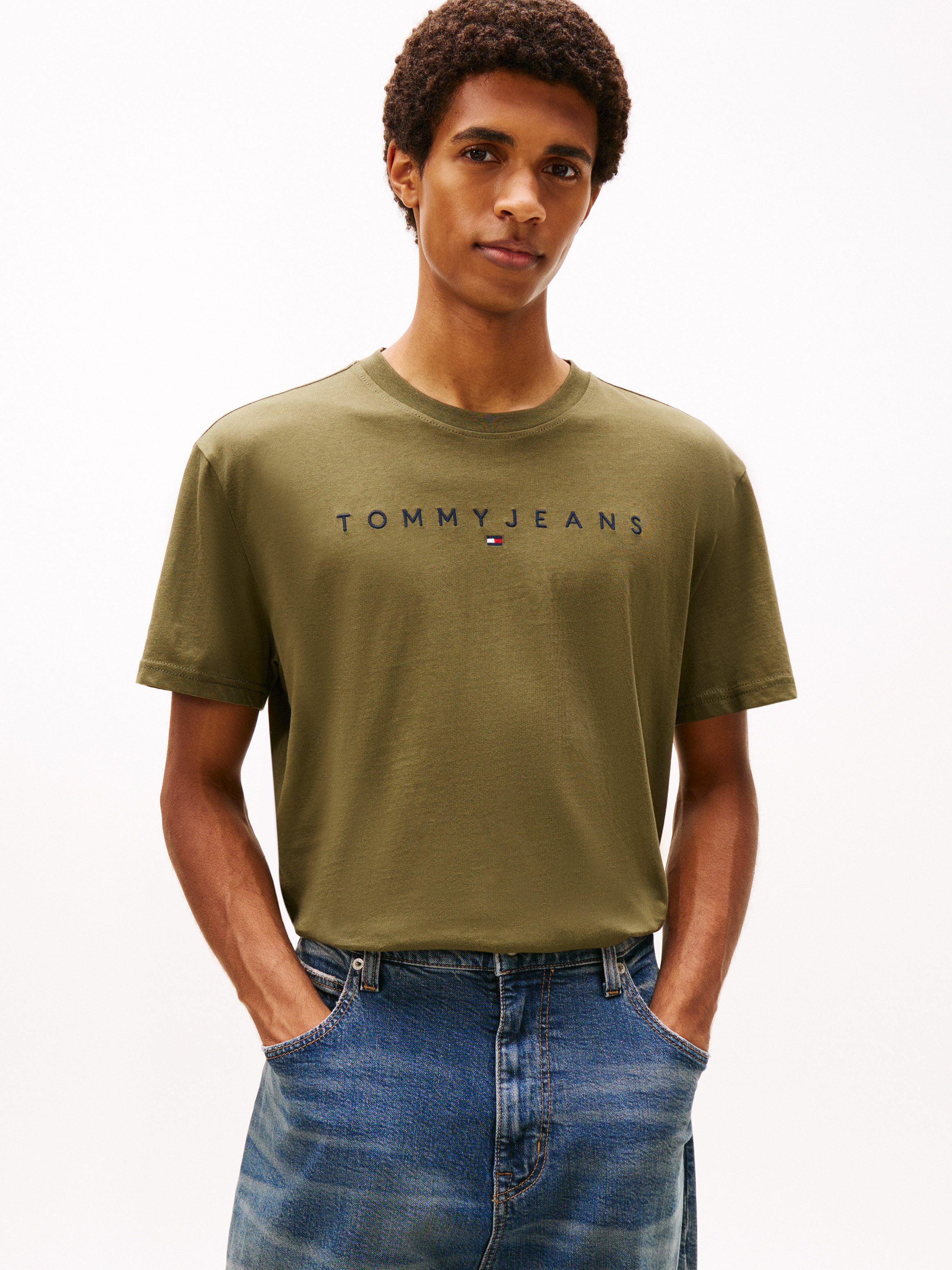 Tommy Jeans T-Shirt TJM REG LINEAR LOGO TEE EXT