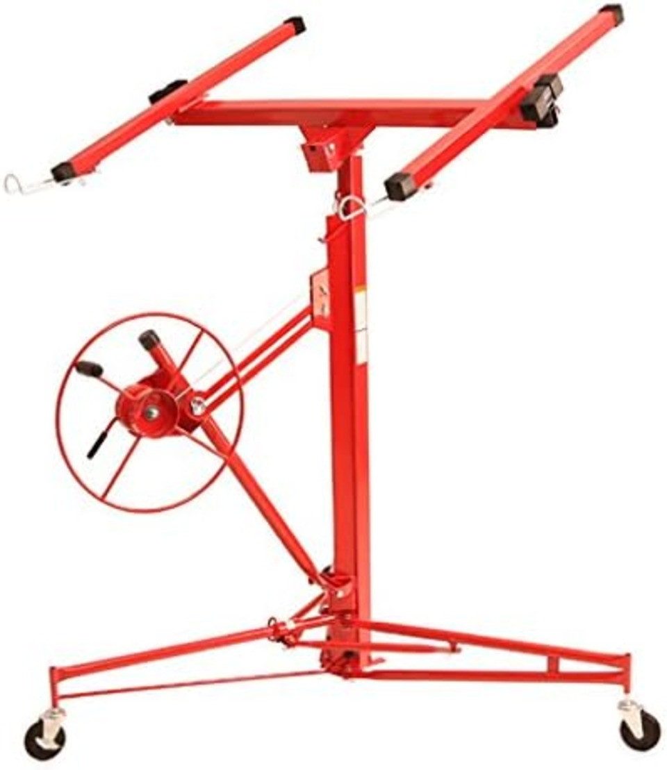 EBERTH Plattenheber Plattenheber für Trockenbau, 1-Mann Bedienung, max. 68 kg Traglast, -], 140-330 cm Arbeitshöhe, 68 kg Traglast,290 cm Lastarmbreite