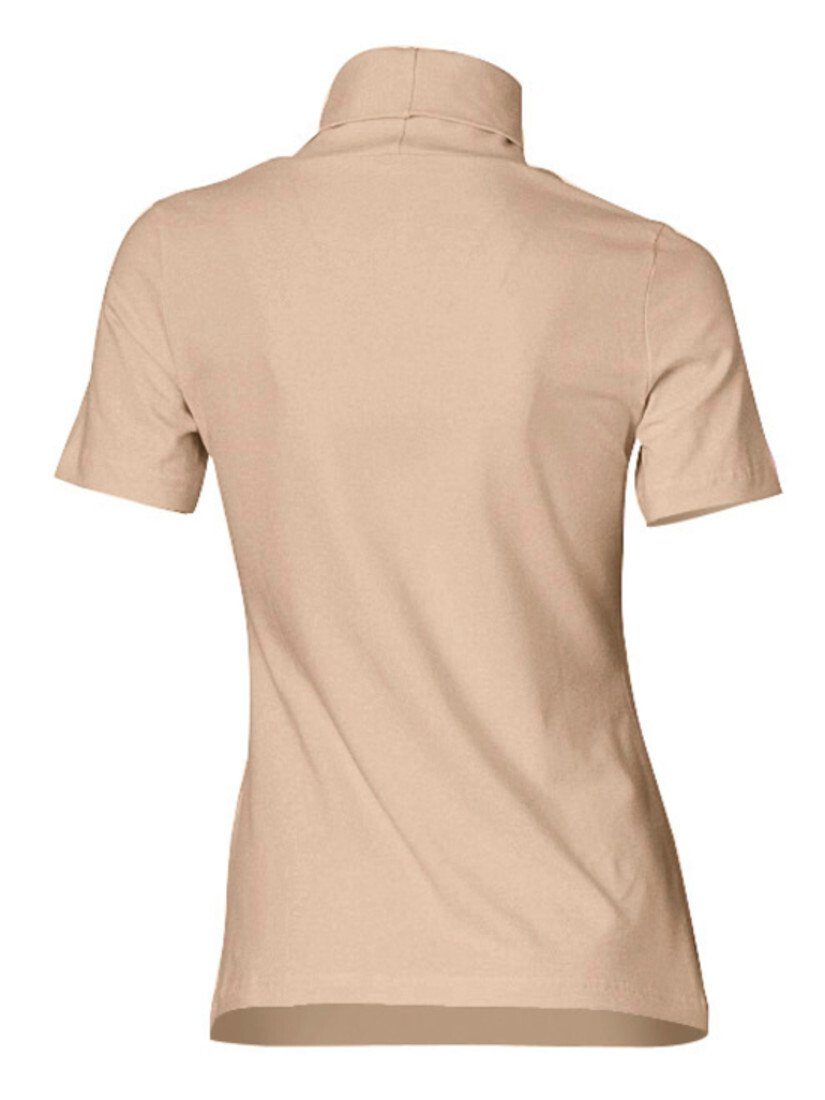heine T-Shirt Rollkragen-Shirt Kurzarm