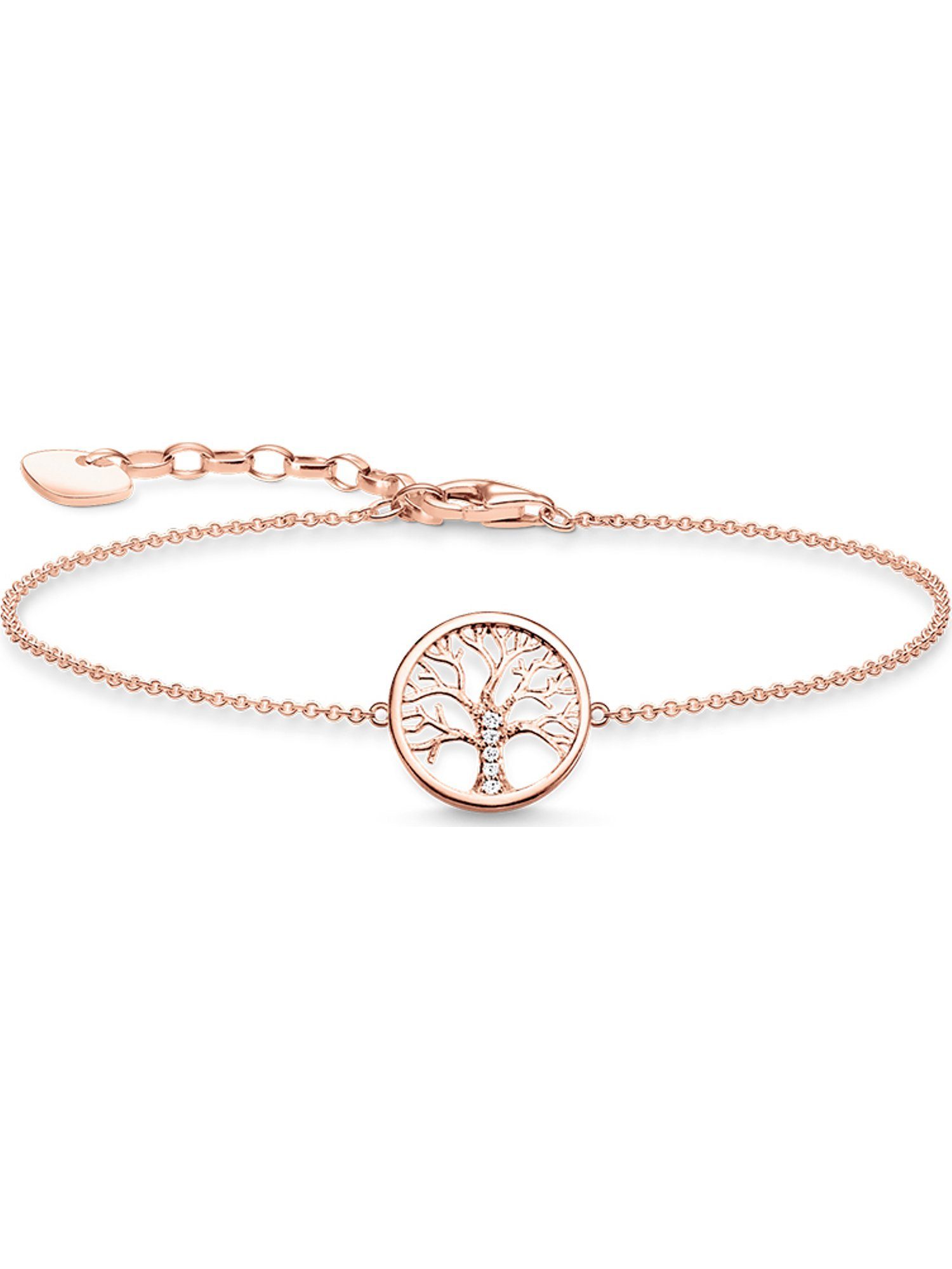 THOMAS SABO Silberarmband Thomas Sabo Damen-Armband 925er Silber Zirkonia, Modern