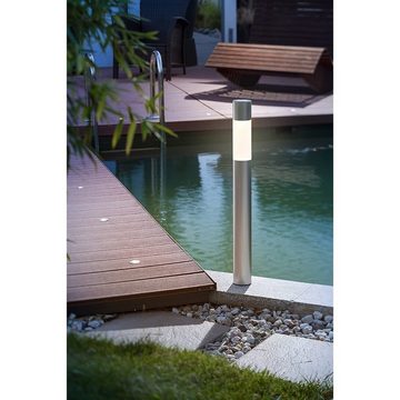esotec LED Gartenleuchte PoleLight DuoColor Lichtfarben warmweiß und kaltweiß schaltbar