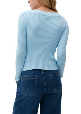 s.Oliver Strickpullover Pullover mit U-Boot-Ausschnitt