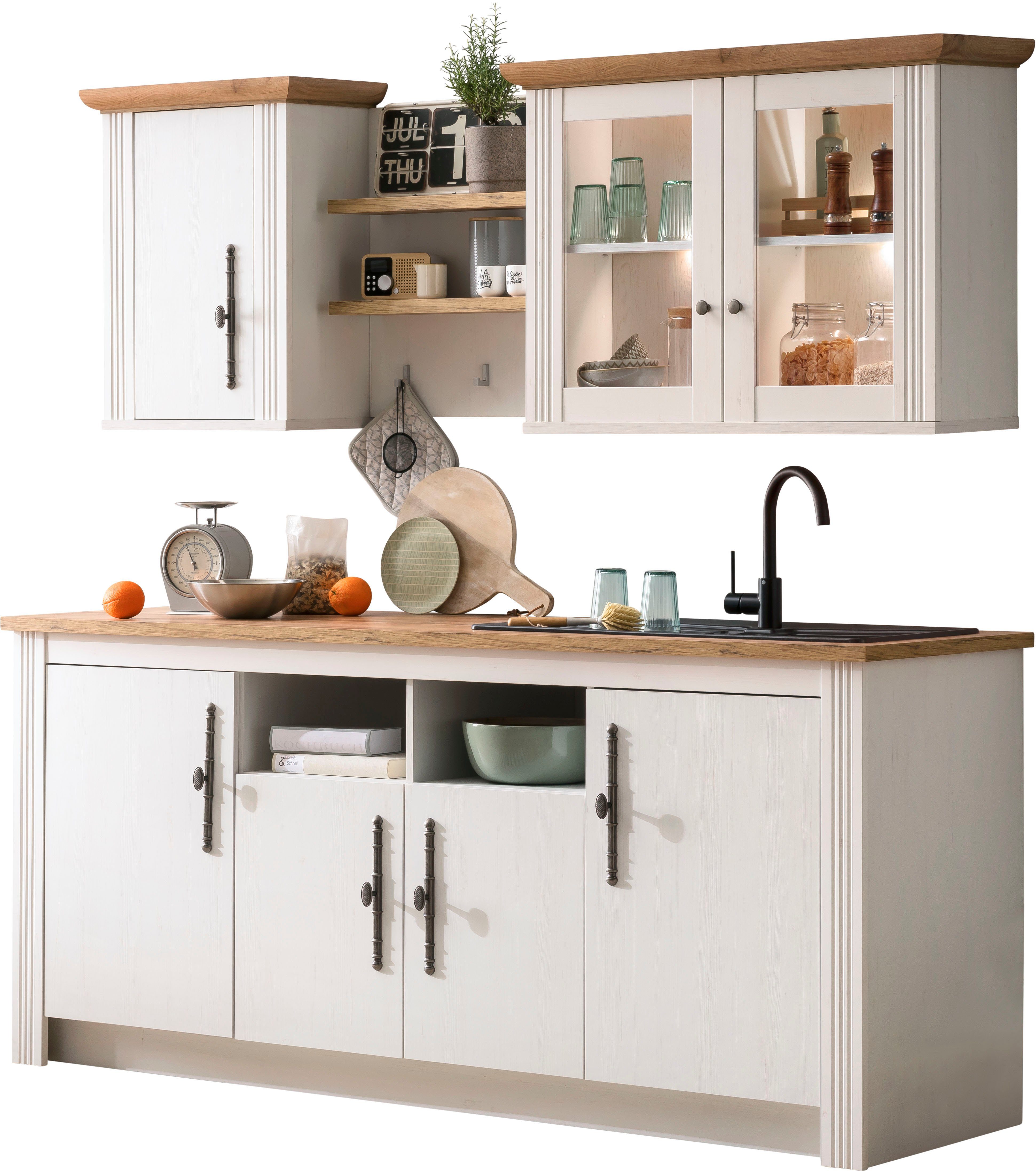 KOCHSTATION Küche KS-Westminster, Breite 204 cm, ohne E-Geräte günstig online kaufen