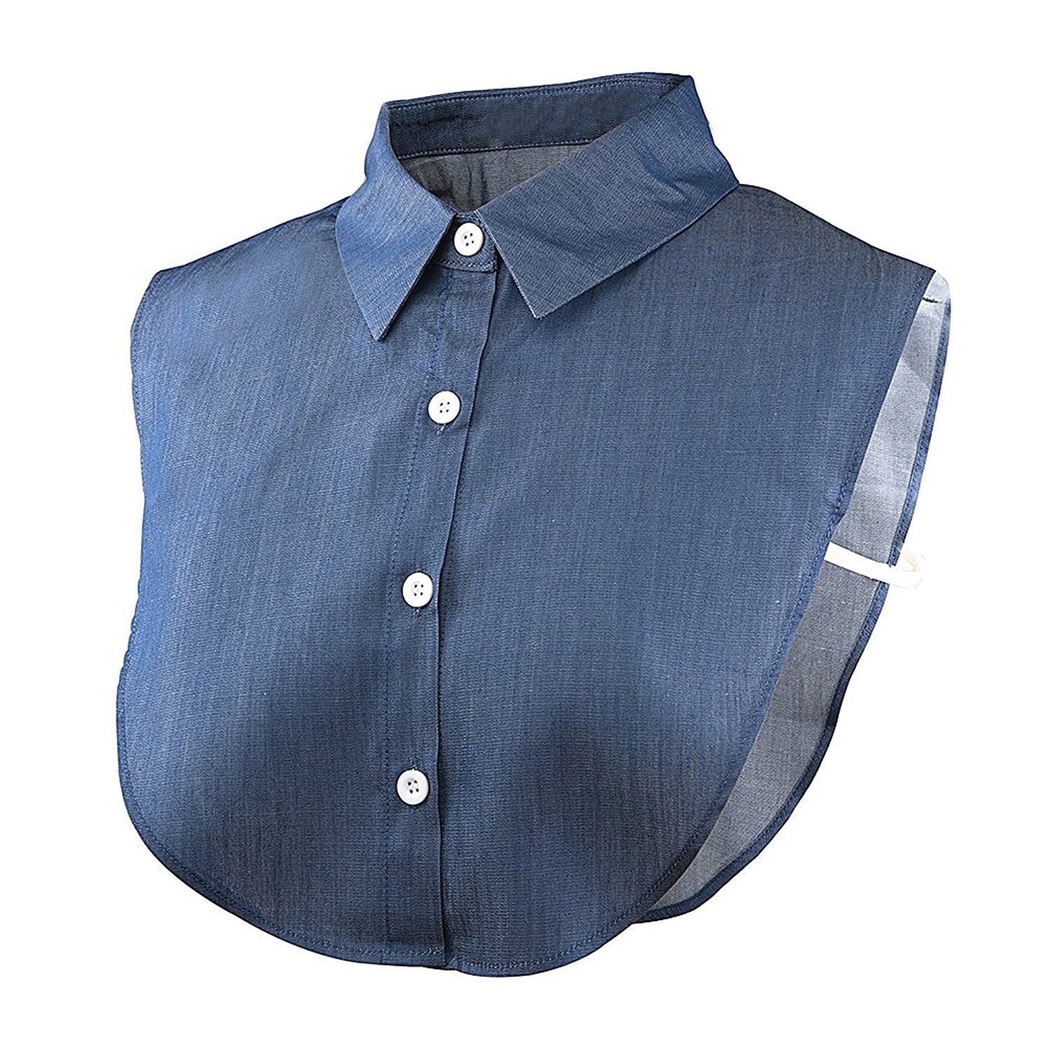 Alster  Herz Alster Herz Einsteckkragen Einsteckkragen, Blusenkragen, abnehmbare Hälfte Shirt Bluse A023, perfekt für einen gelungenen Business Look Jeans | Einsteckkragen