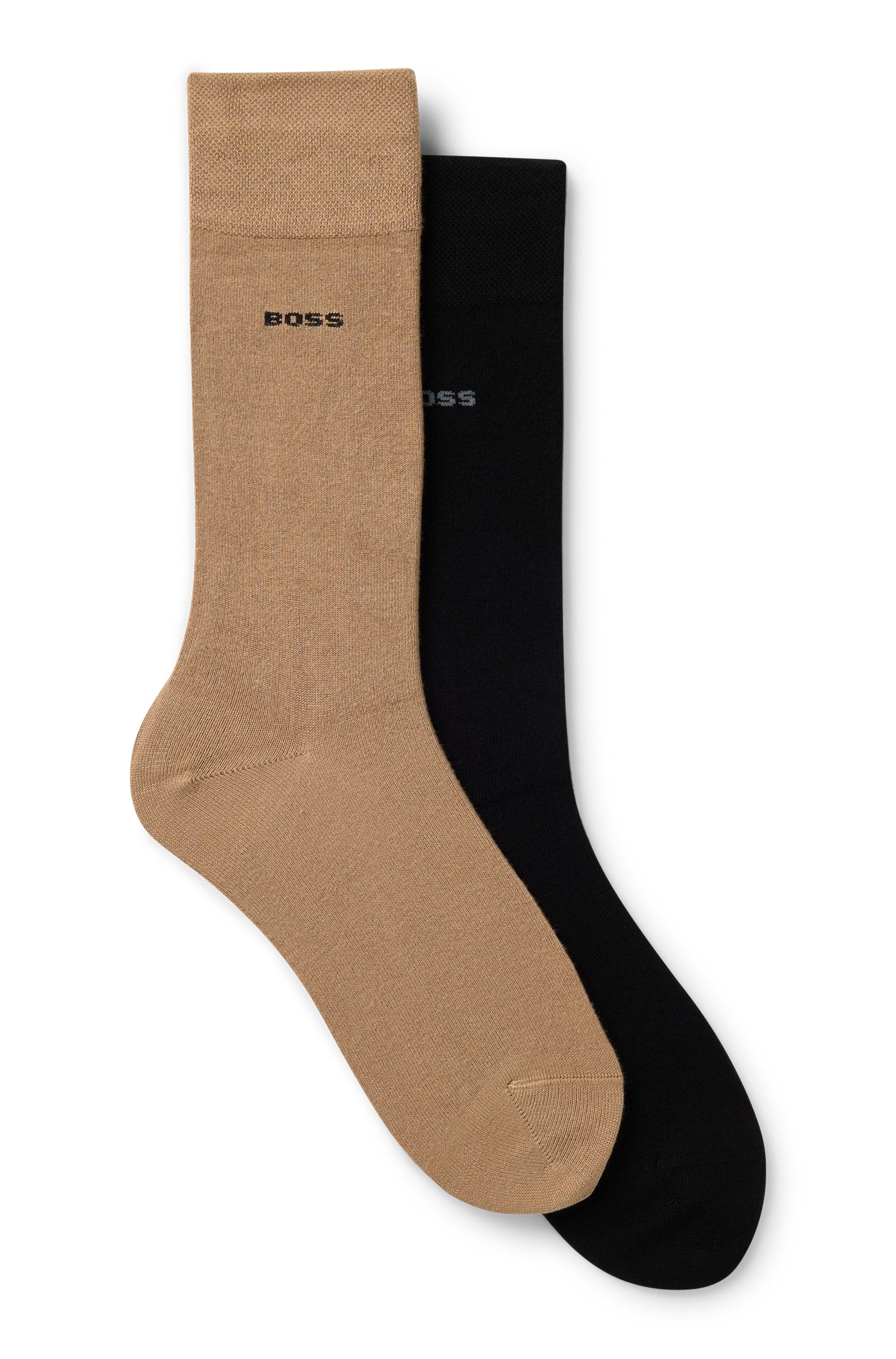 BOSS Businesssocken 2P RS Bamboo 1027 (Packung, 2-Paar) mit Strickbündchen günstig online kaufen