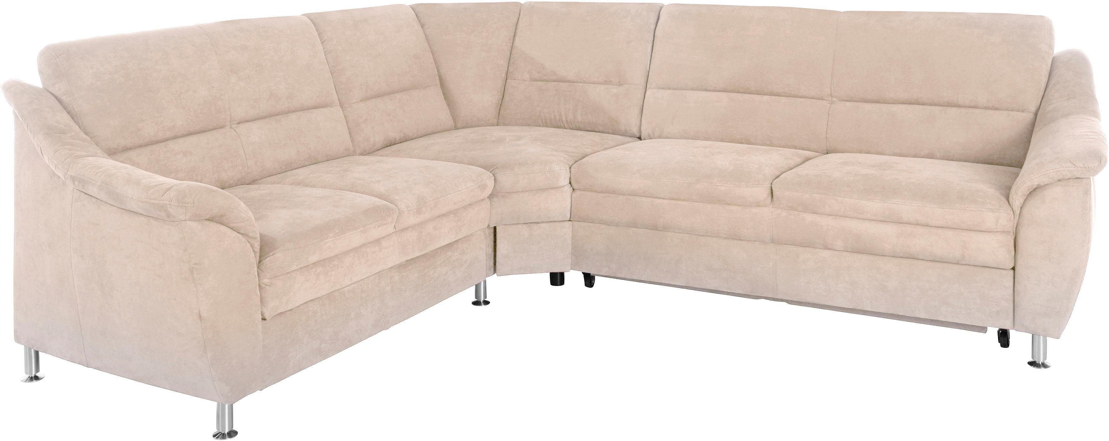 Places of Style Ecksofa "Cardoso L-Form", mit Trapezecke für mehr Sitzkomfo günstig online kaufen