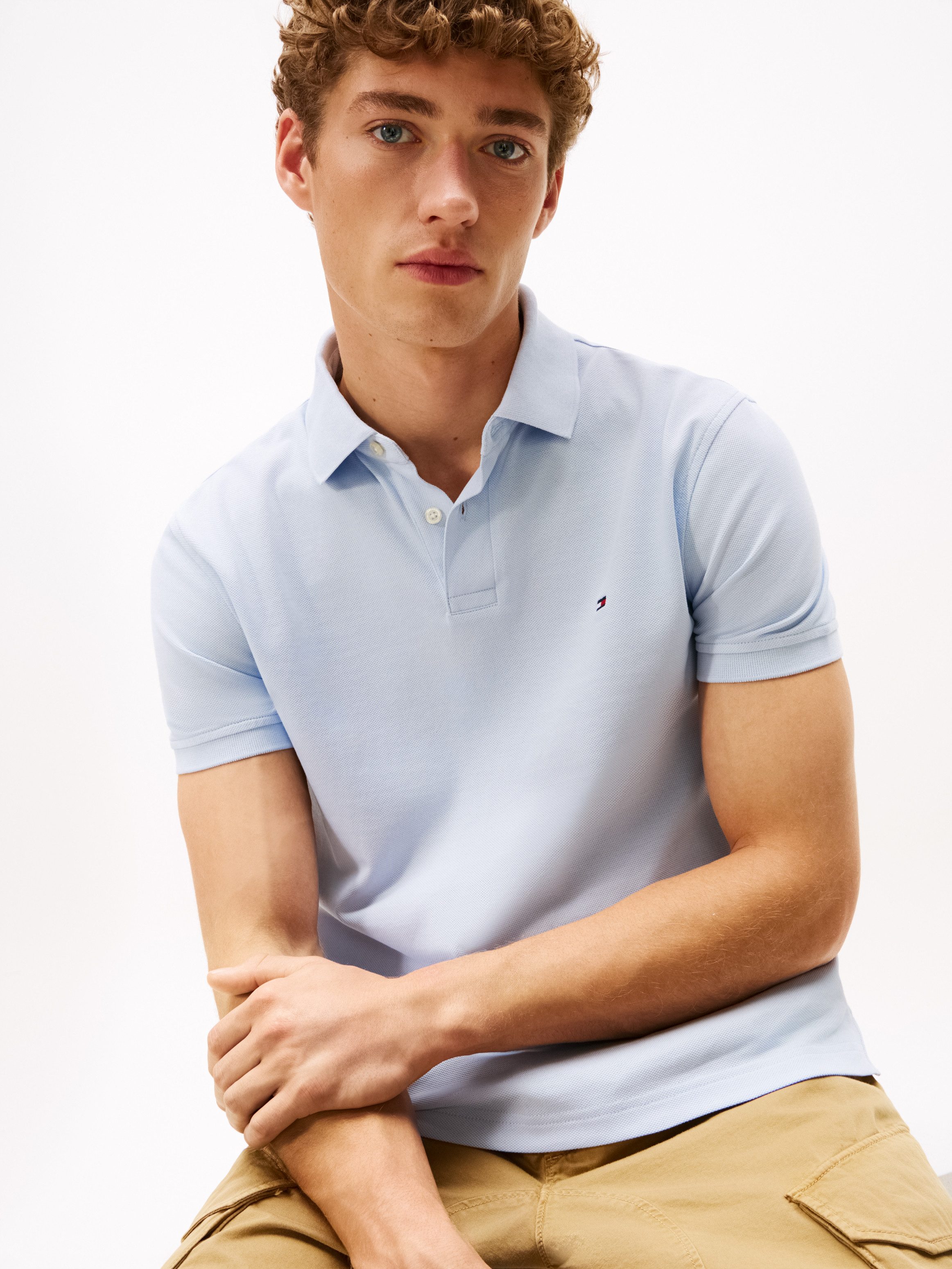 Tommy Hilfiger Poloshirt 1985 REGULAR POLO mit Kontraststreifen und Knopfle günstig online kaufen