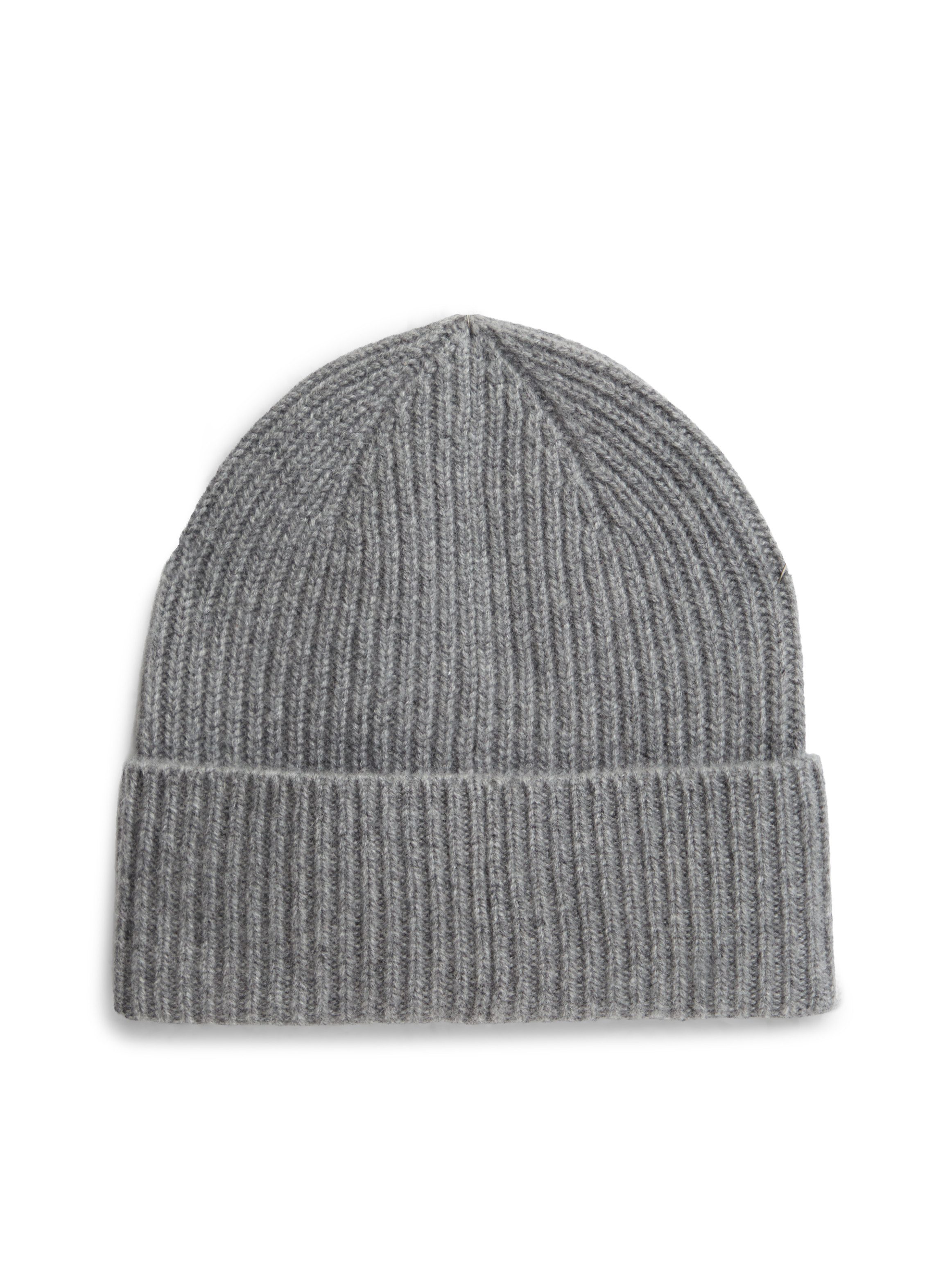 Tommy Hilfiger Strickmütze FLAG CASHMERE BEANIE One size mit Markenlogo