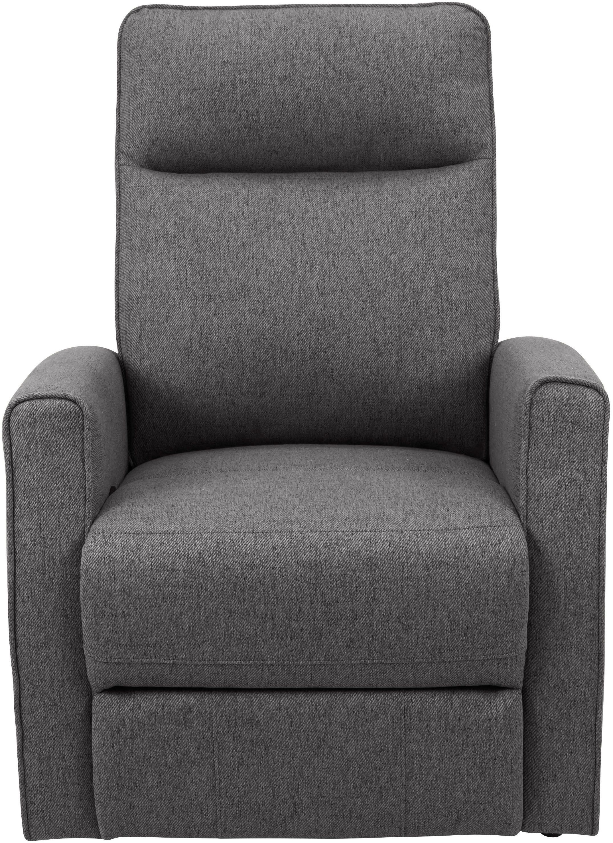 OTTO home Relaxsessel KAYLI mit Schaukel-, Dreh und Liegefunktion, Webstoff, Federkern, Lesesessel, TV-Sessel mit Reclinerfunktion, 360° drehbar – Bild 2 von 5