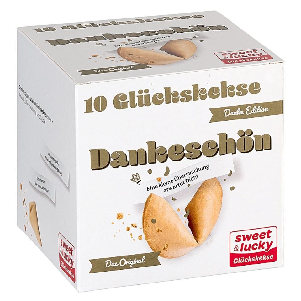 Sweet & Lucky Kekse Glückskekse 10er Box