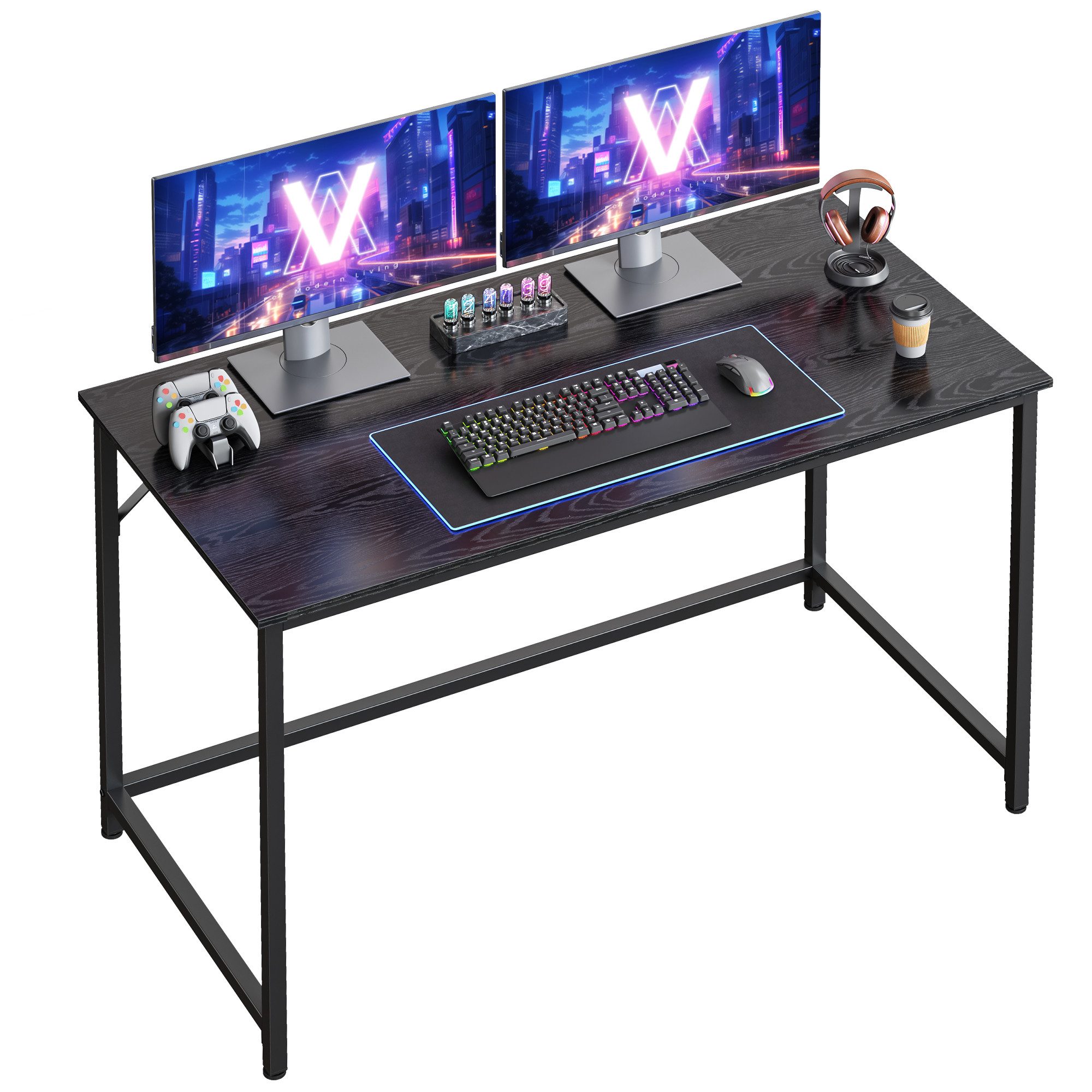 VASAGLE Schreibtisch Computertisch, Bürotisch, 80/100/120/135/160 cm, moder günstig online kaufen