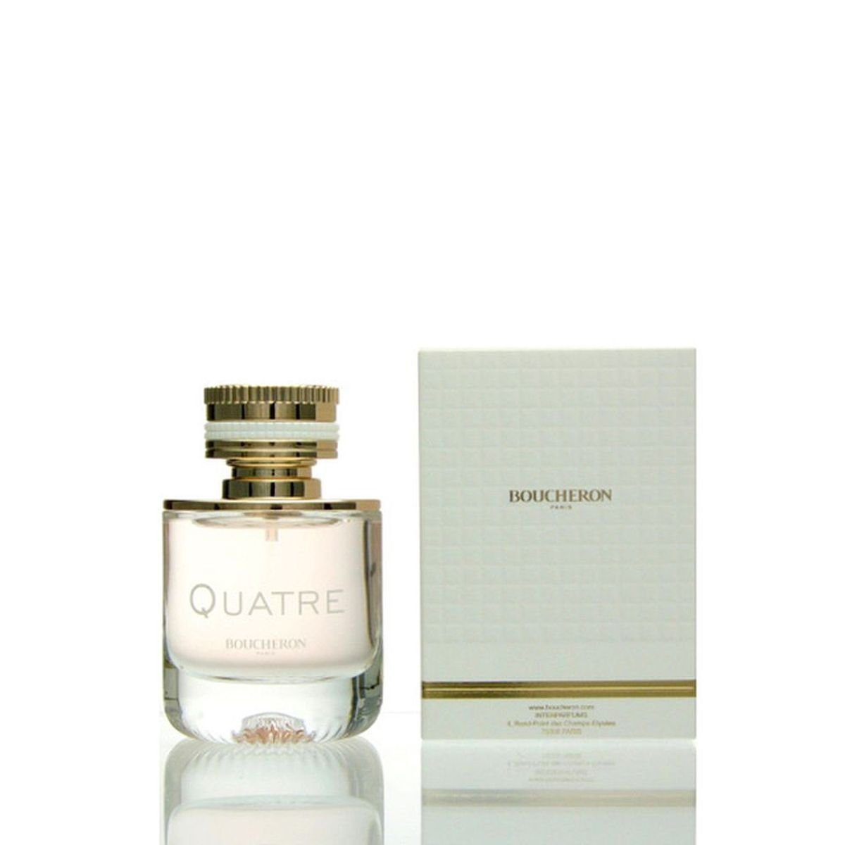 BOUCHERON Eau de Parfum Quatre, Glasflakon, Parfüm EDP, Damenduft