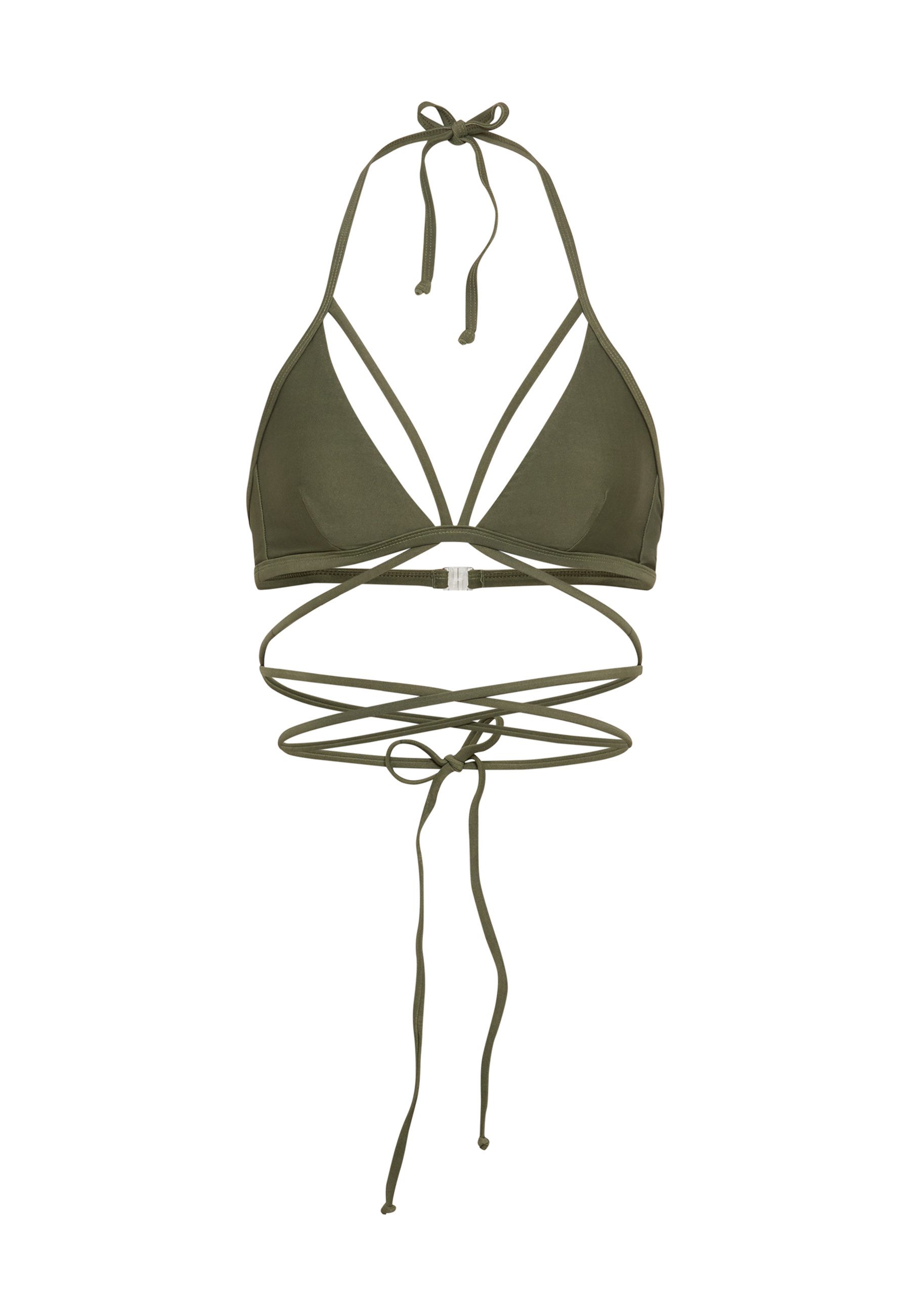 LSCN by LASCANA Triangel-Bikini-Top Gina, mit langem Bindeband