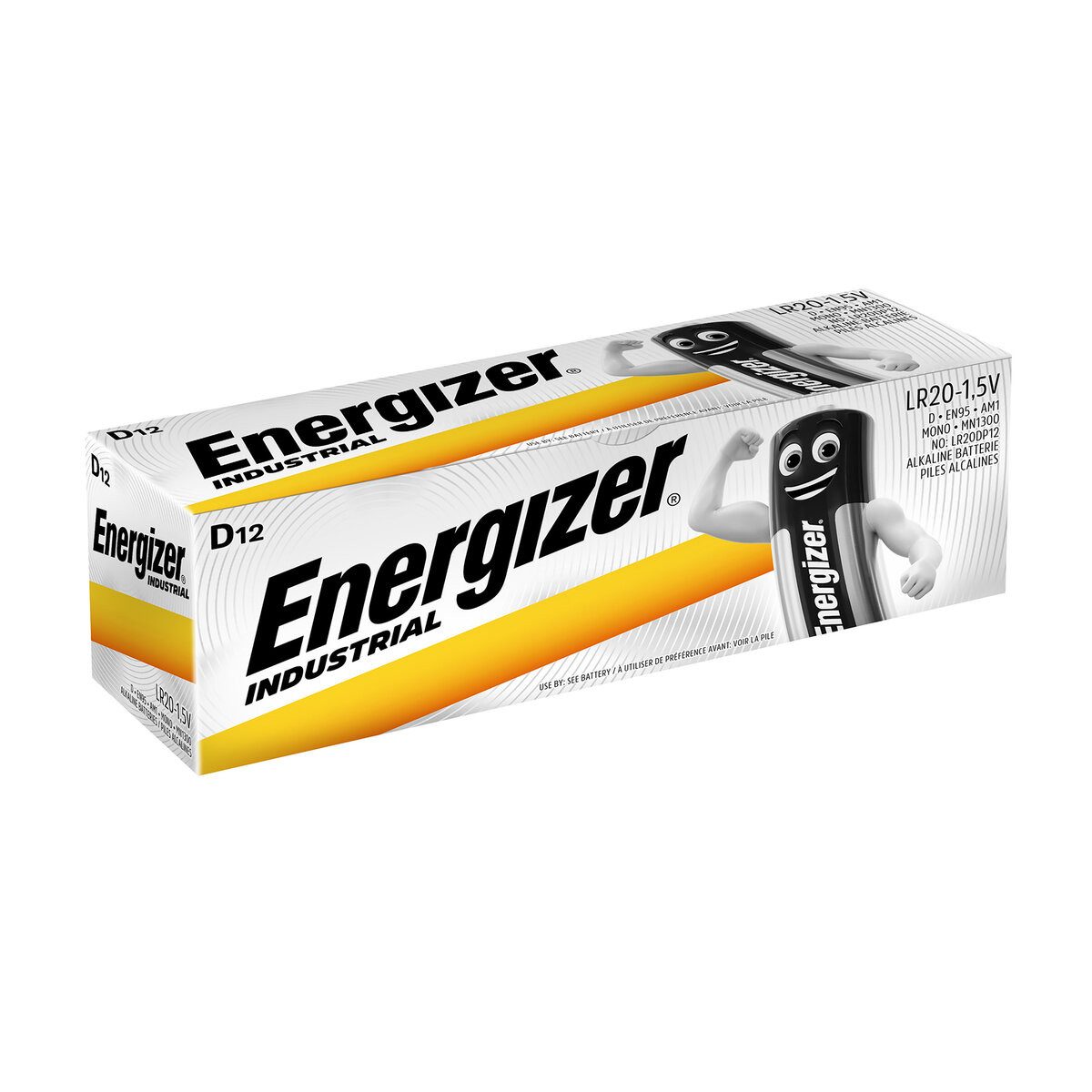 Energizer Batterie Mono EN 95 Industrial 1,5 Volt 12 Stück. Batterie