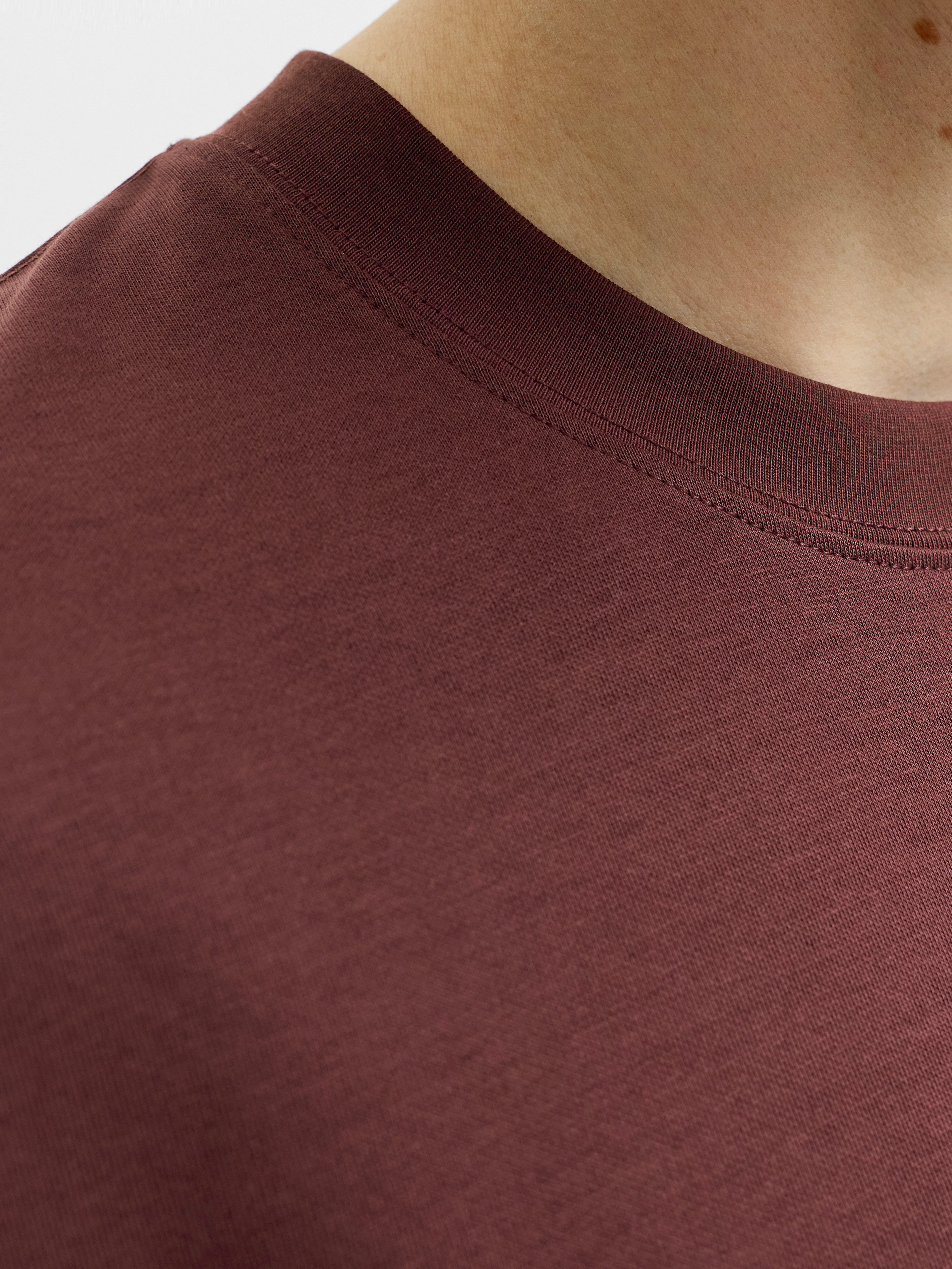 Jack & Jones T-Shirt JJEBARRON TEE SS O-NECK NOOS Baumwollmischung, loose fit – Bild 3 von 5