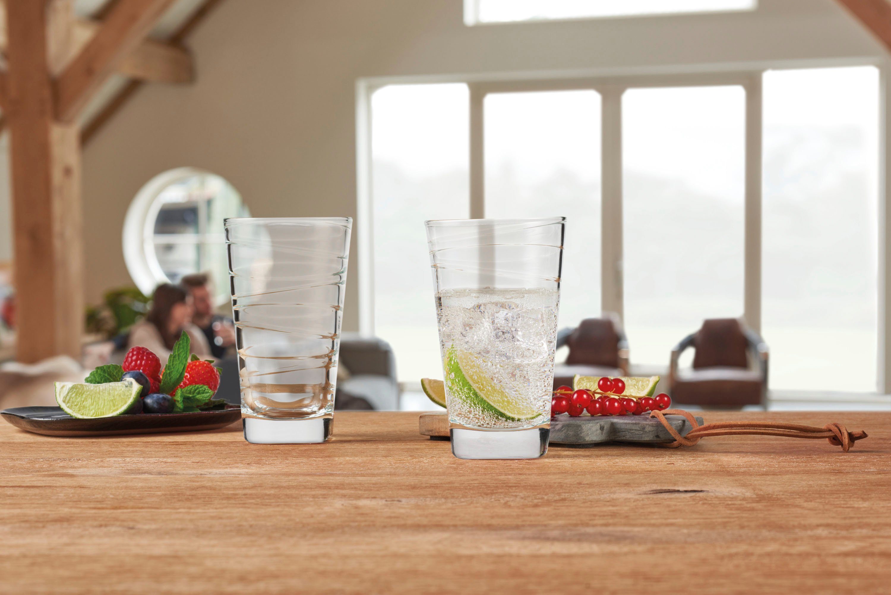 LEONARDO Longdrinkglas VARIO, 6-tlg., Glas, 280 ml, 6-teilig