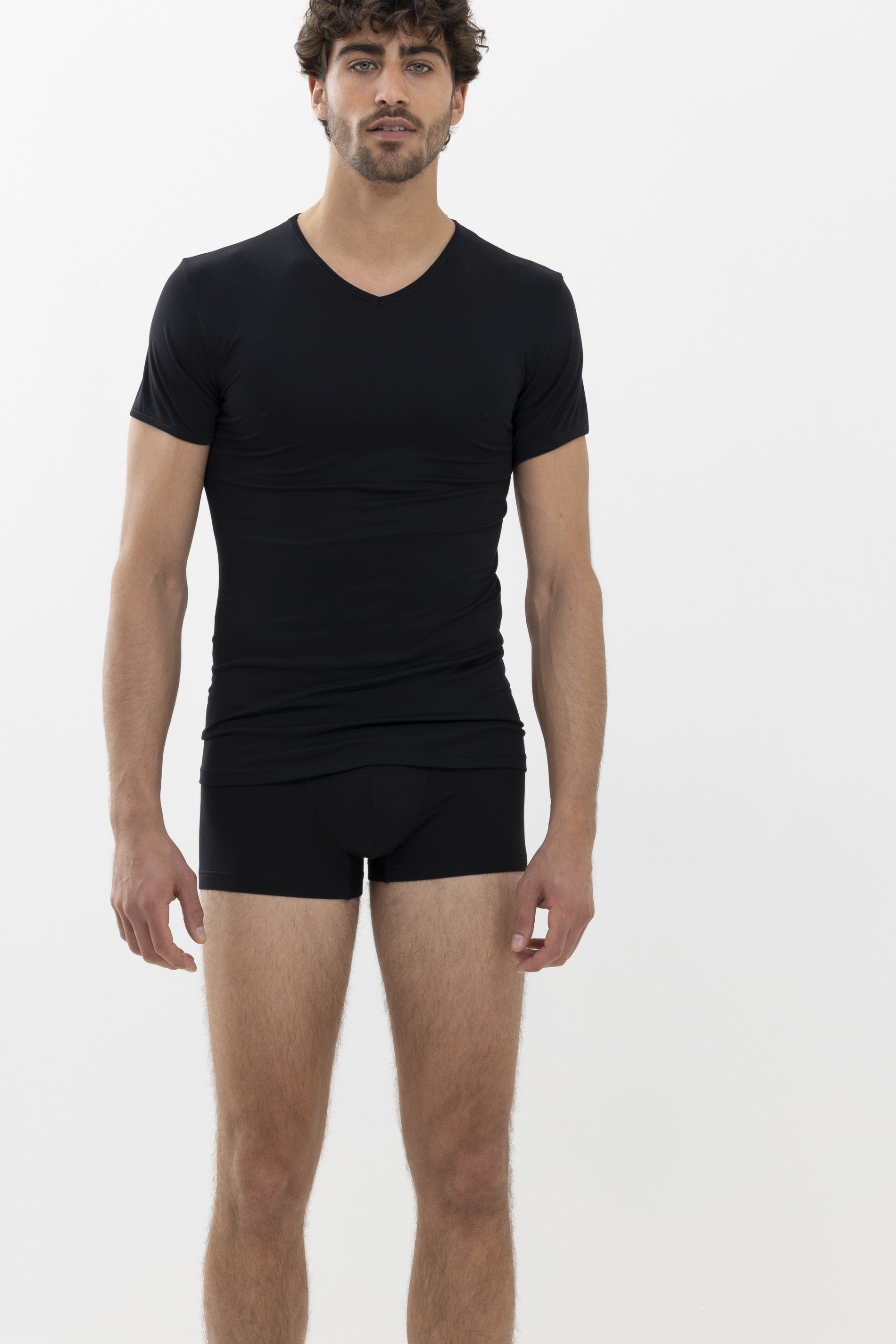 Mey Unterziehshirt Herren Serie Software Uni (1-St) Modal-Mix, V-Neck, Kurz günstig online kaufen