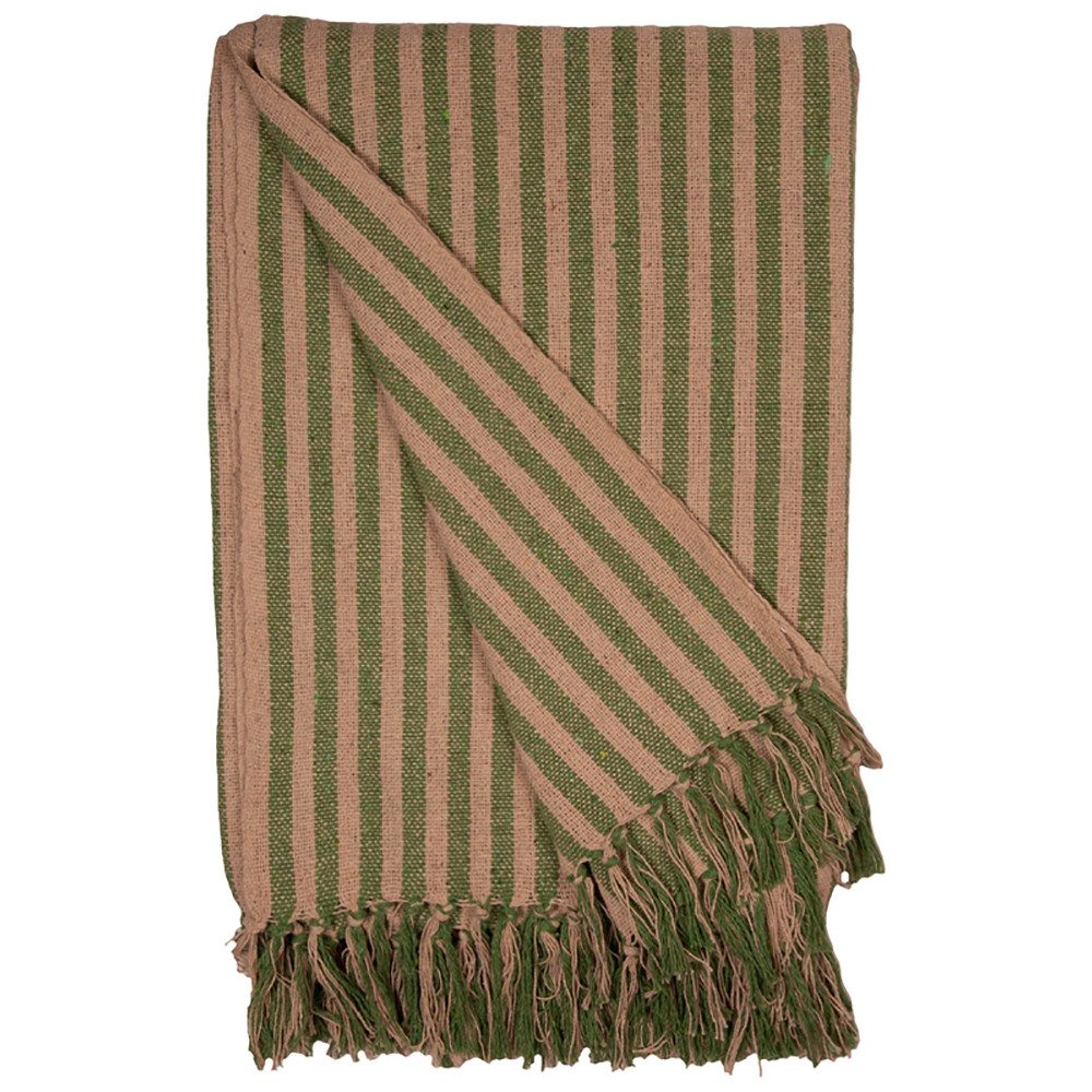 Wohndecke Decke Überwurf Streifen Design 100% günstig online kaufen