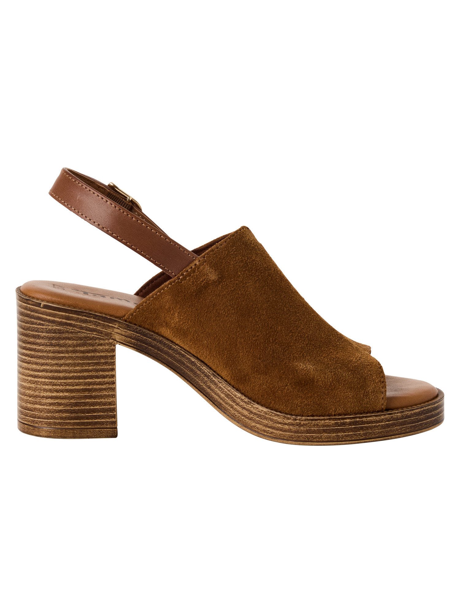 Tamaris TOUCH-IT aus Leder Blockabsatz 1-28304-44 Sandalette TOUCH-IT