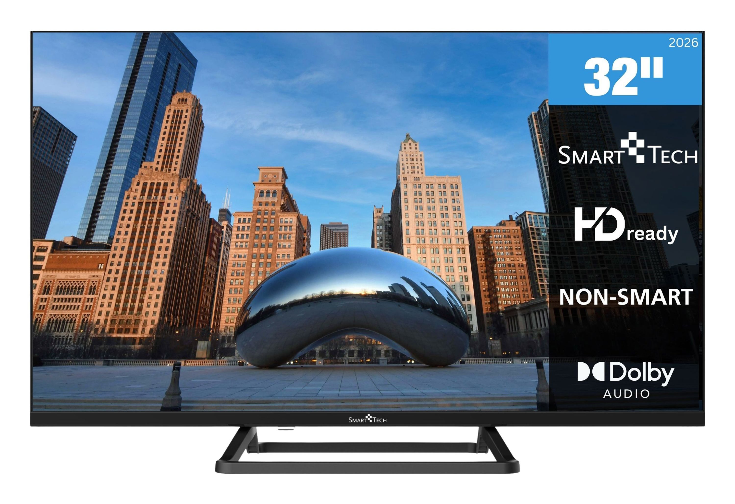 Smart Tech 32HN01V3 LED-Fernseher (81 cm/32 Zoll, HD-ready, 3x HDMI / 2x USB, integrierter Triple-Tuner)