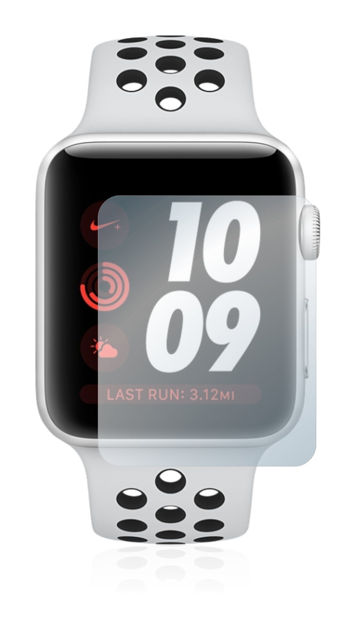 upscreen Schutzfolie für Apple Watch Nike Plus Series 3 (38 mm), Folie  Schutzfolie klar Anti-Scratch Anti-Fingerprint