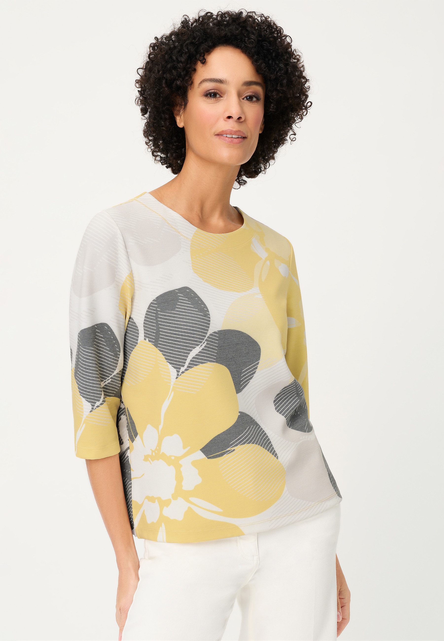Olsen Sweatshirt mit Allover-Print