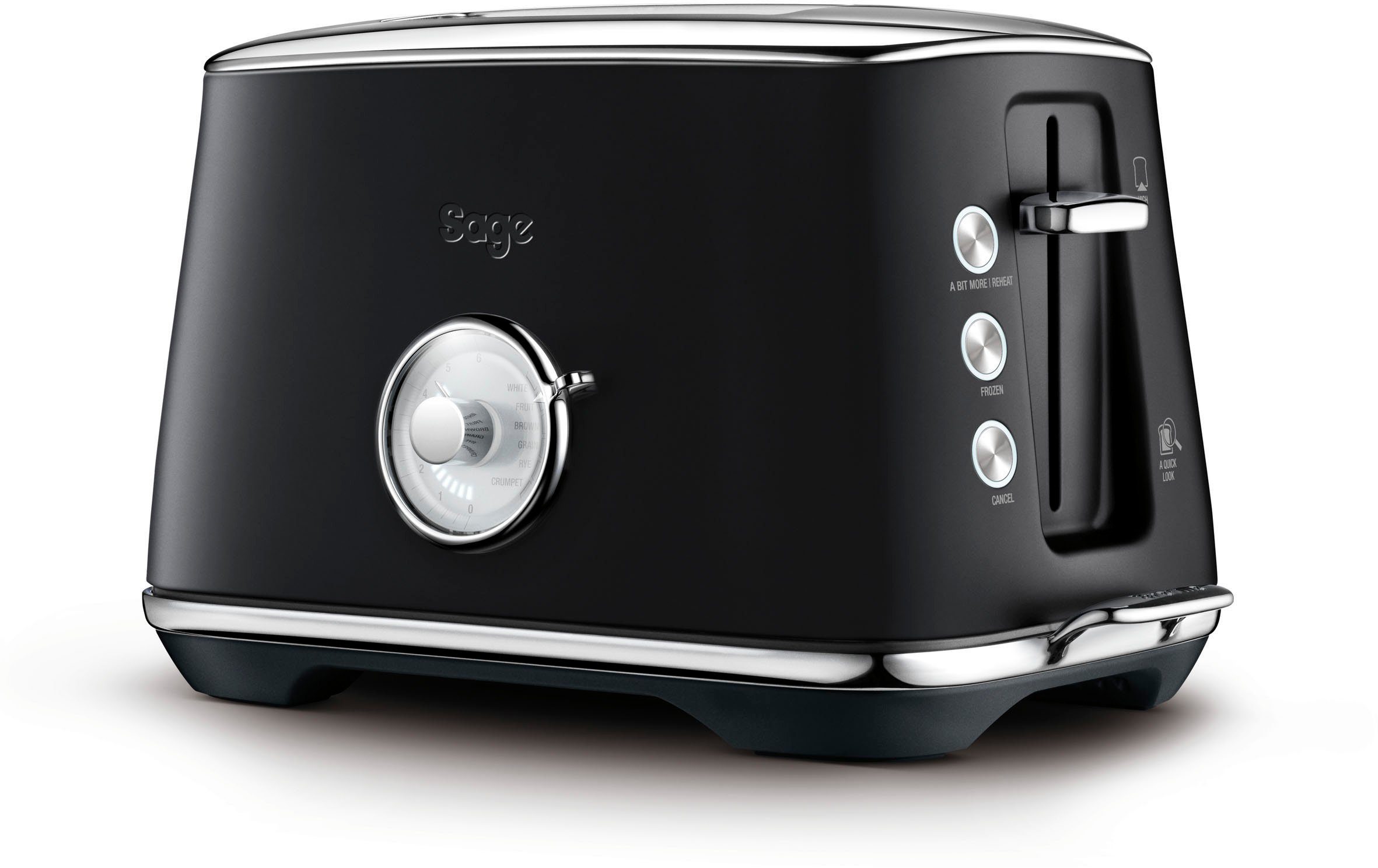 Sage Toaster the Toast Select Luxe, STA735BTR, Black Truffle, 2 lange Schlitze, 1000 W