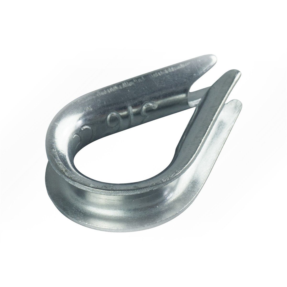 LYSEL® Zurrgurt Seil Kausche Drahtseilkauschen aus Edelstahl (1-St)