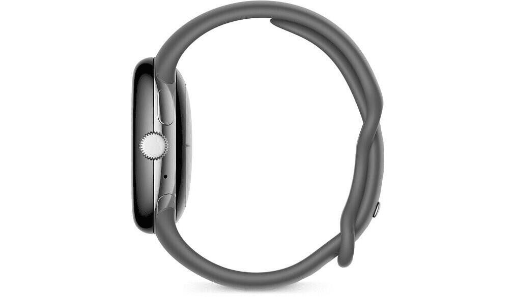 Google Google Pixel Watch (LTE) Polished Silver mit Sport Smartwatch