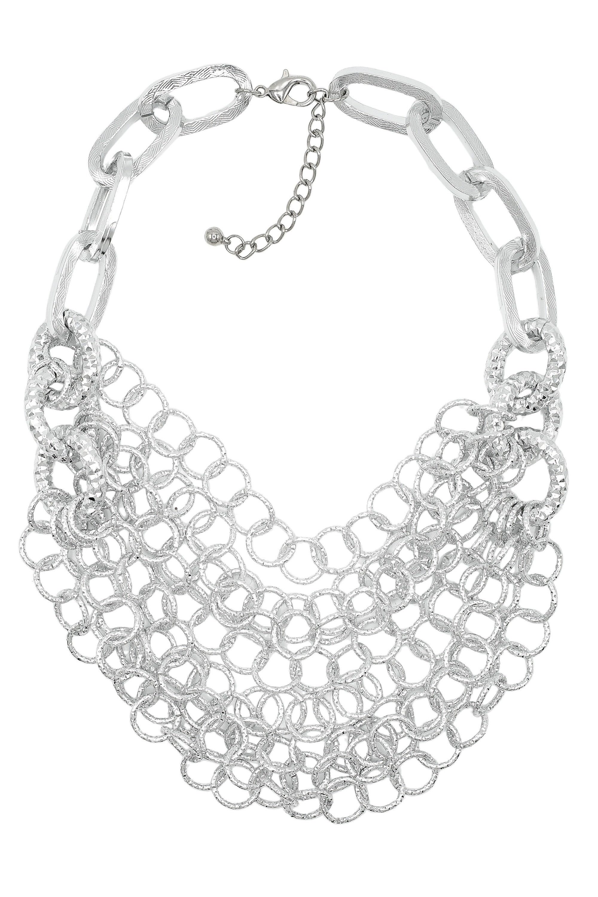 COLLEZIONE ALESSANDRO Kette mit Anhänger Chain Reaction, Statementkette mit verschieden großen Gliedern