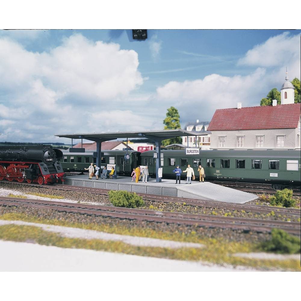 Modelleisenbahn-Set H0 Bahnsteig Burgstein
