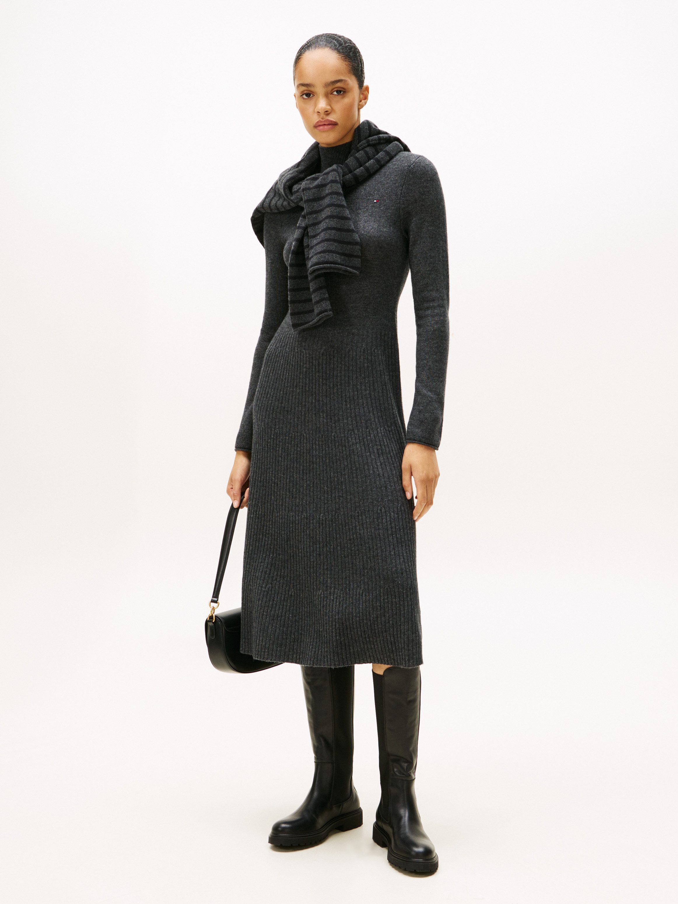 Tommy Hilfiger Strickkleid SOFT WOOL LS günstig online kaufen