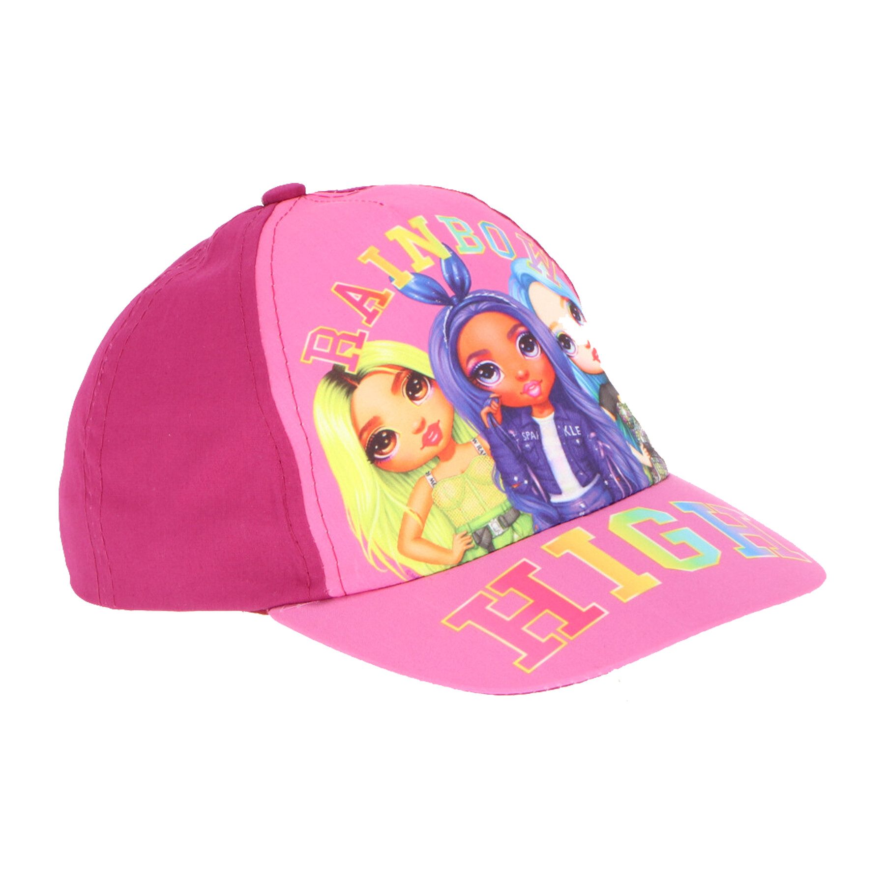 Baseball Cap Rainbow High Girls Kinder Mädchen Basecap Baseball Kappe Mütze